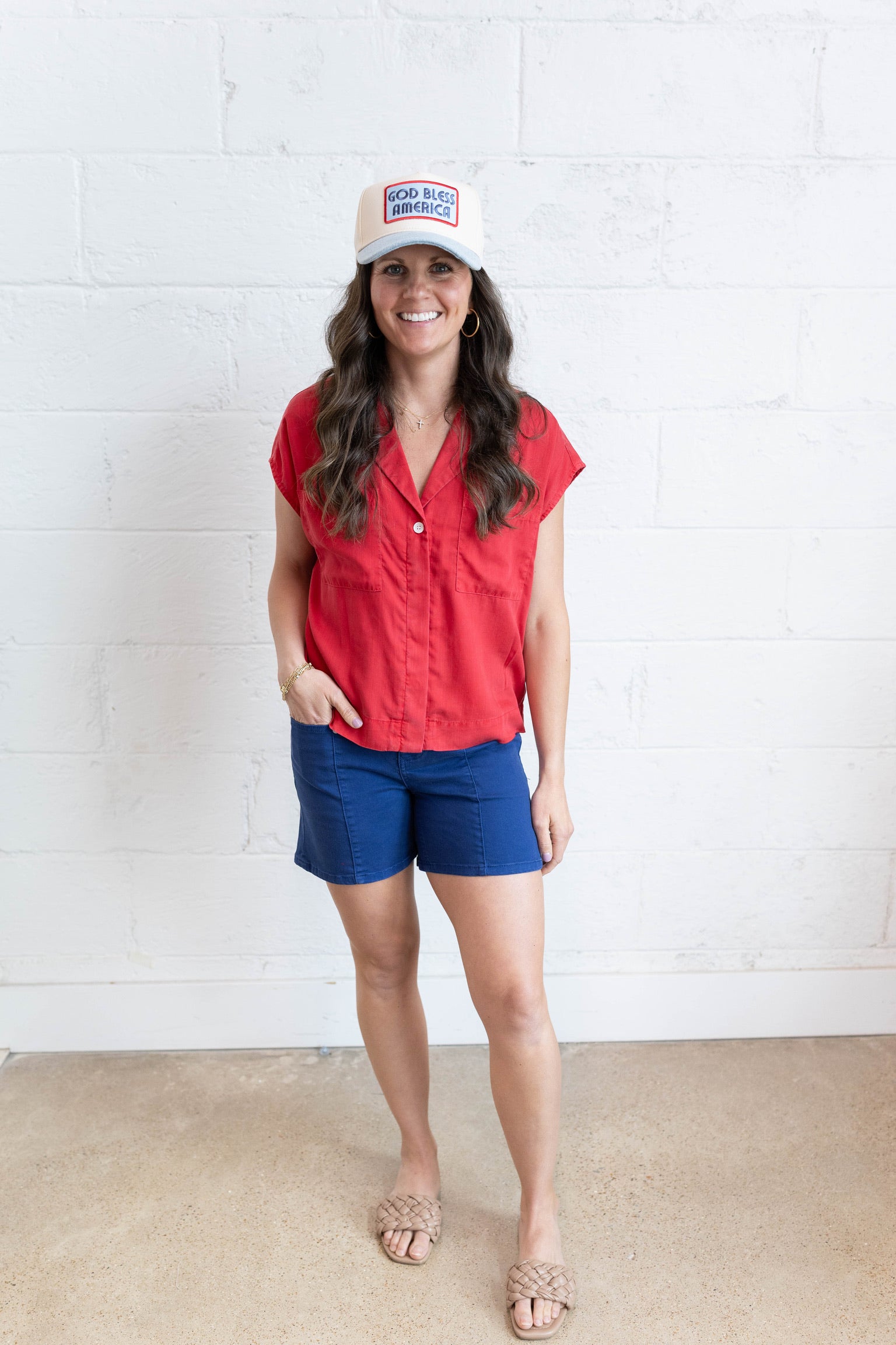 Red Cruz Top