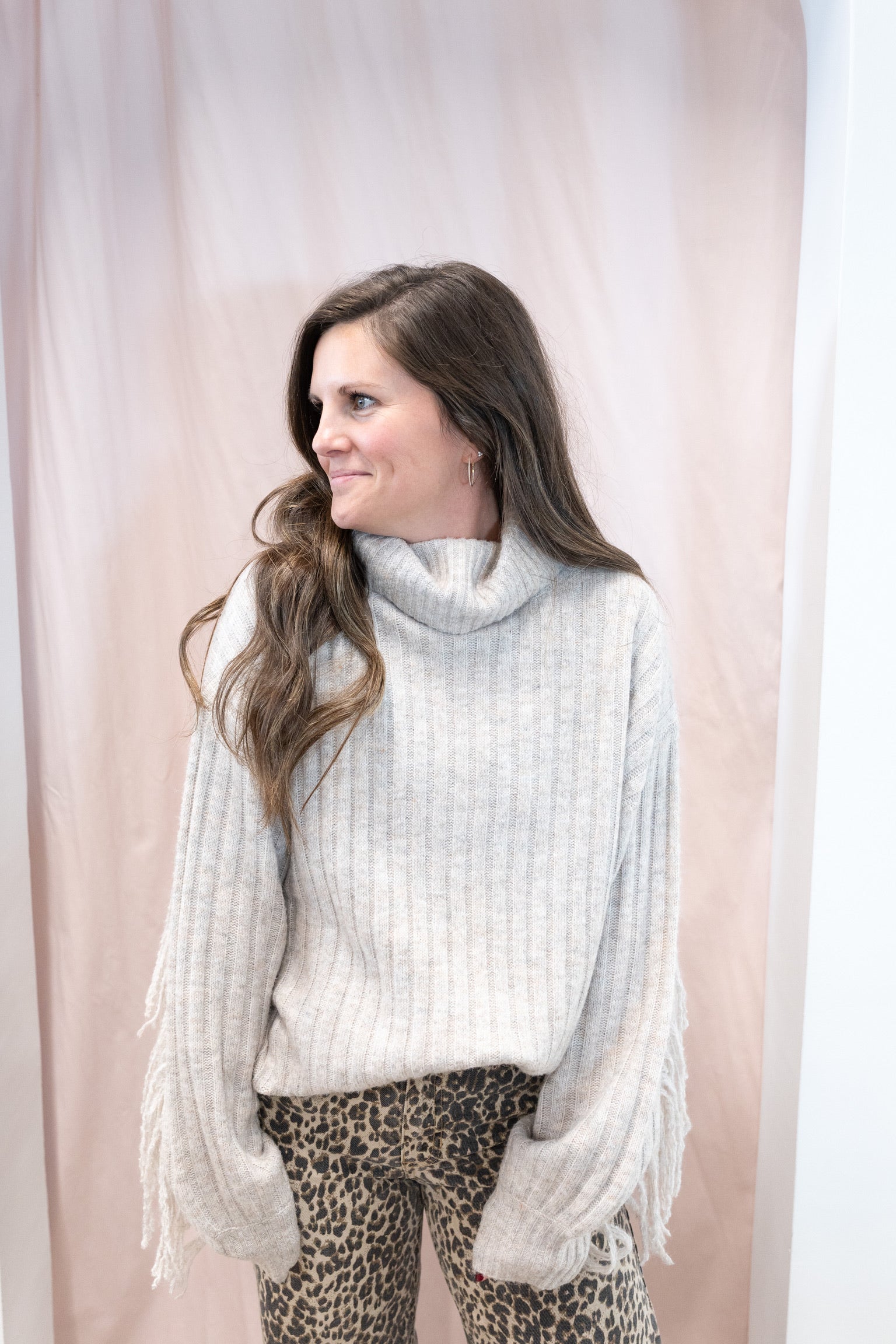Maggie Fringe Sweater