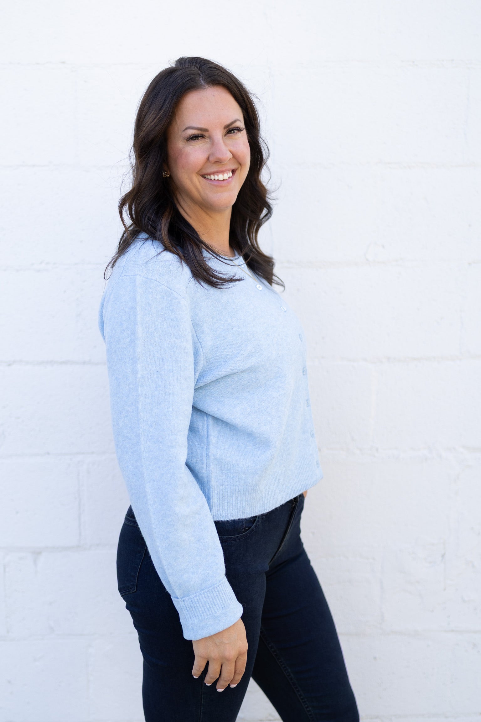 Medina Serene Blue Cardigan