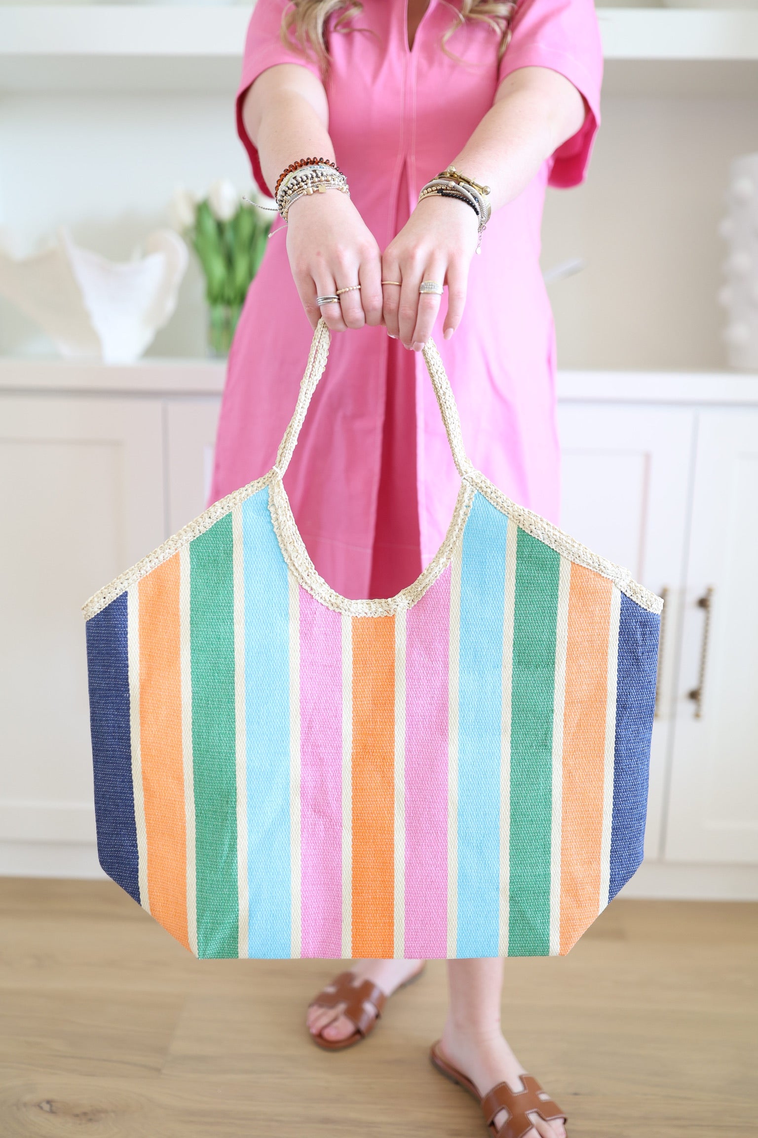 Multi Color Capri Tote