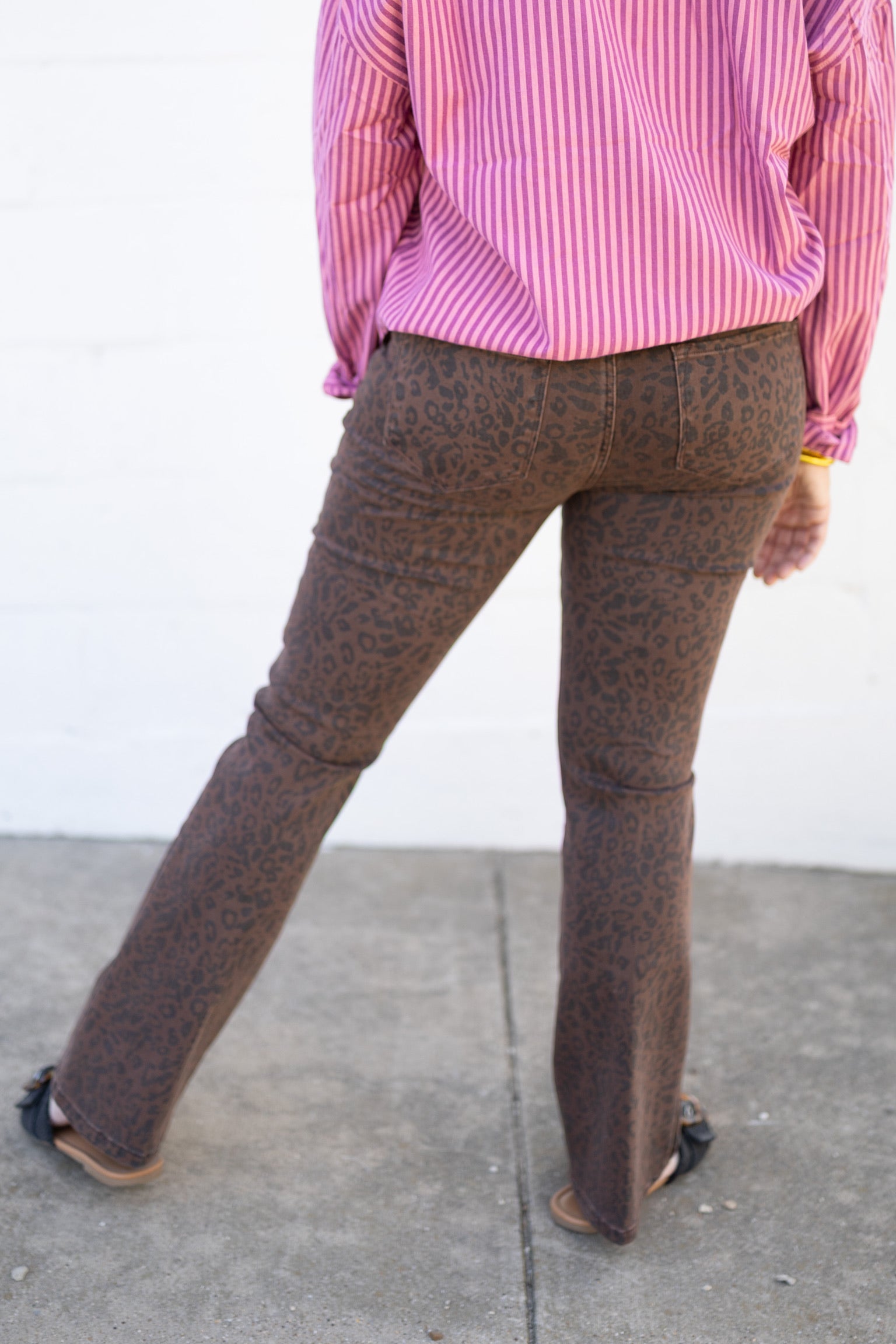 Jaclyn Leopard Jeans