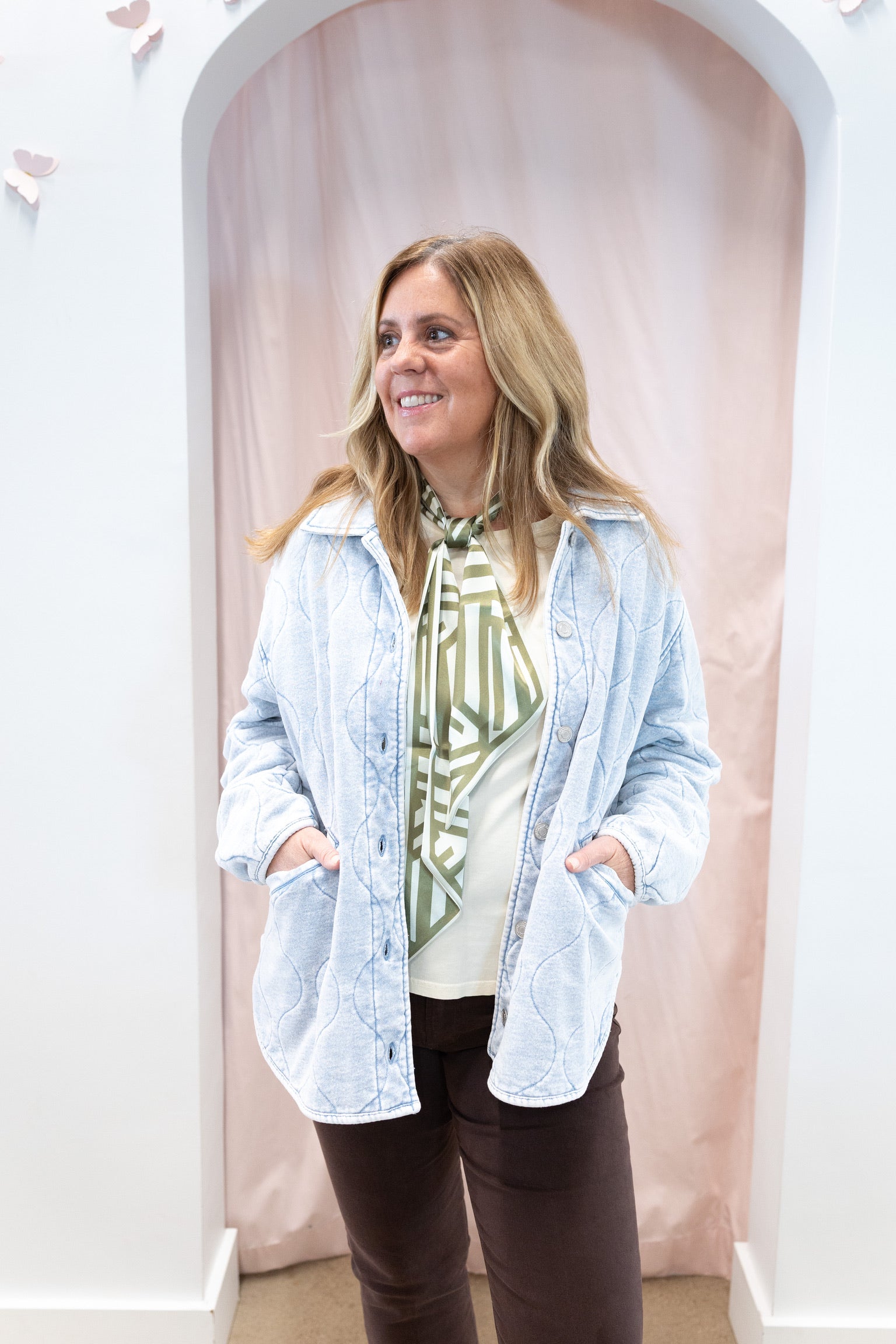 Boulder Knit Denim Jacket