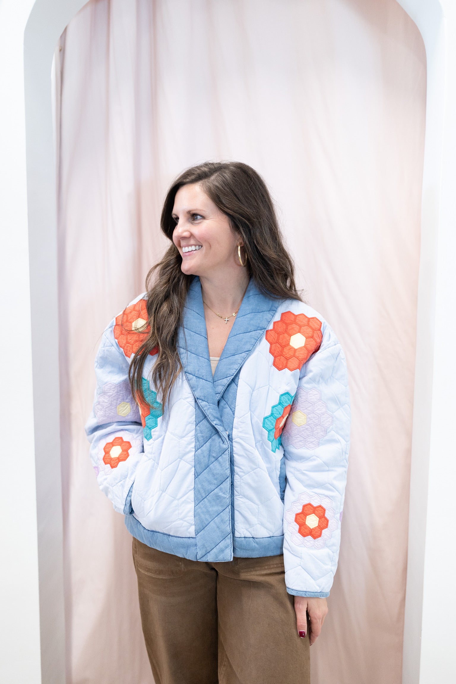 Denim Quilted Jacket