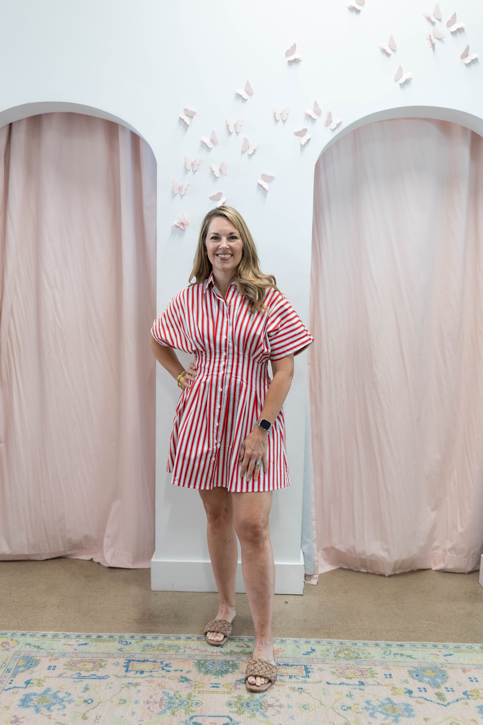 Stripe America Shirt Dress