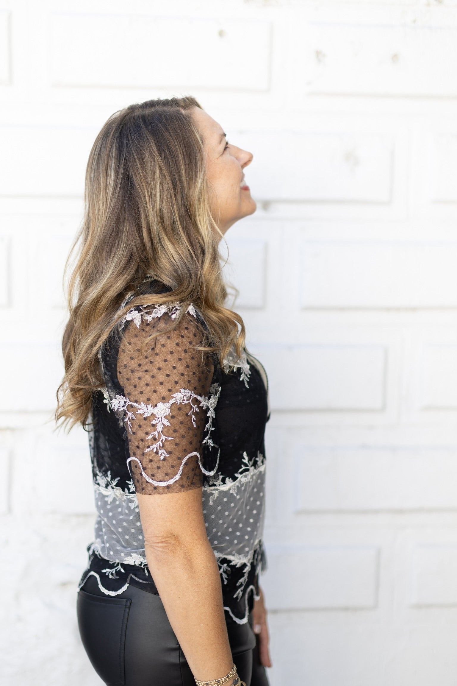 Lace Bow Blouse