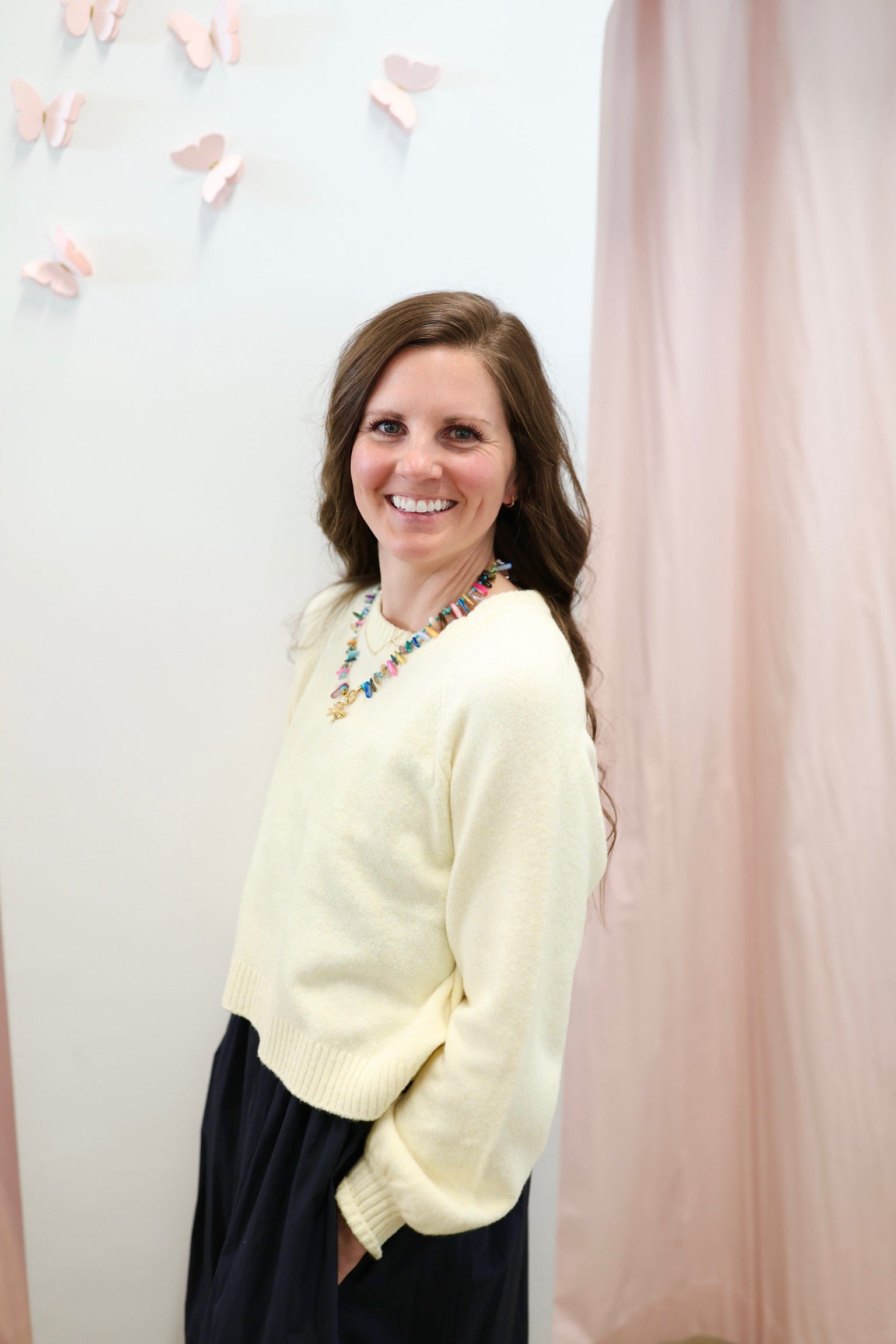 Yellow Coming Up Sweater