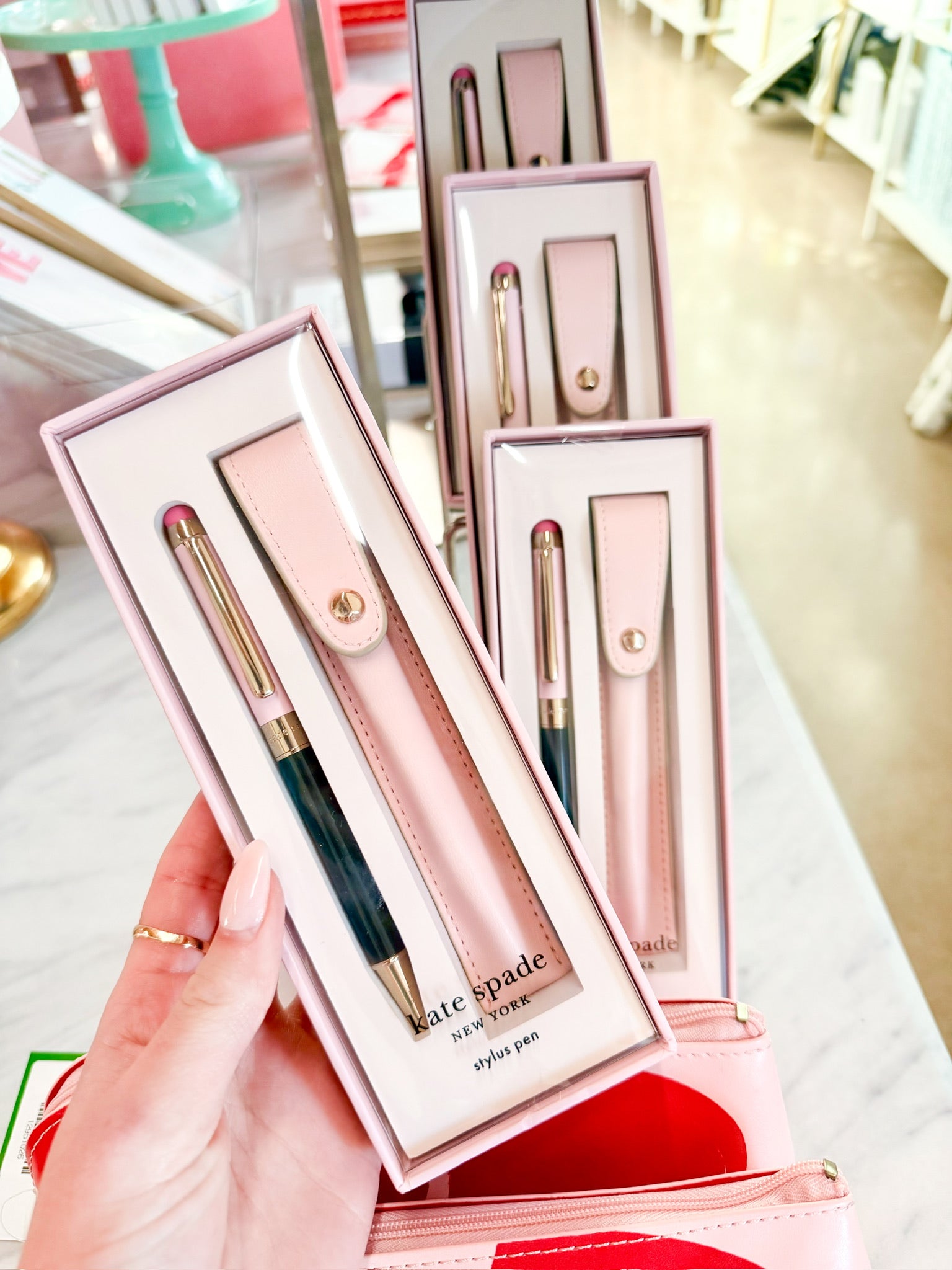 Stylus Colorblock Pen W/ Pouch