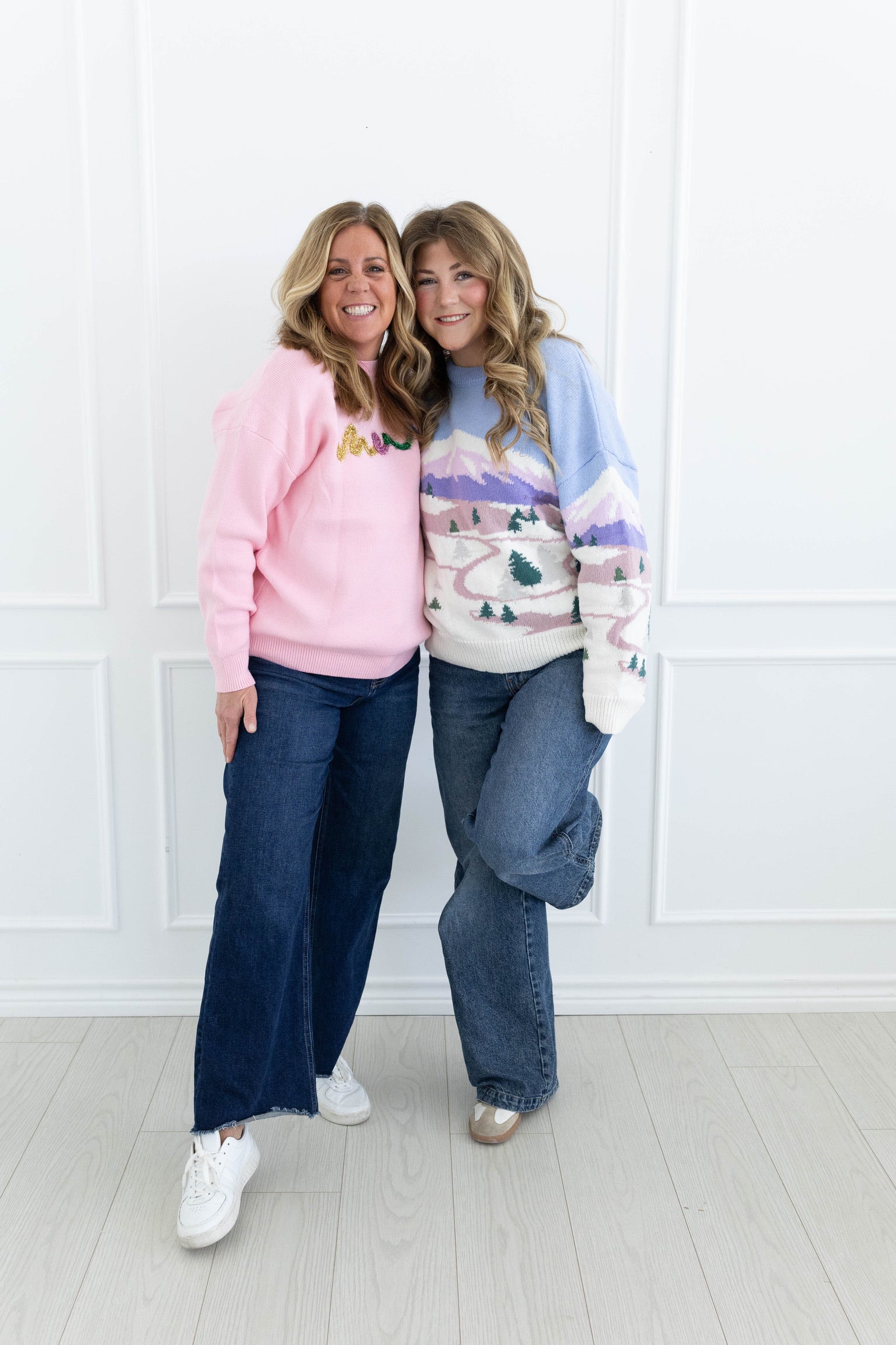 Snow Mountain Graphic Sweater