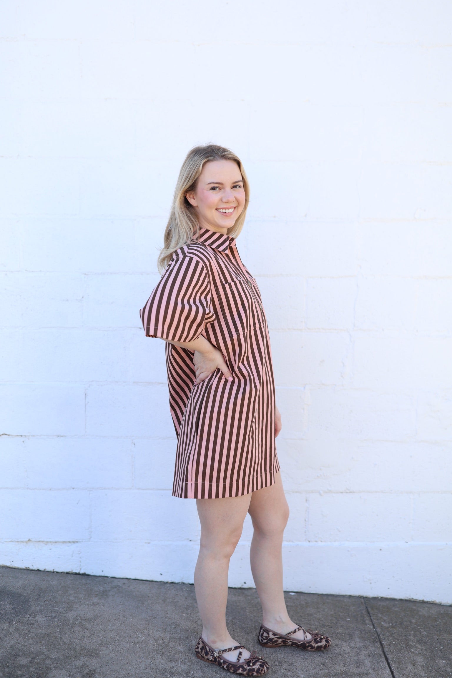 Smith Stripe Denim Dress