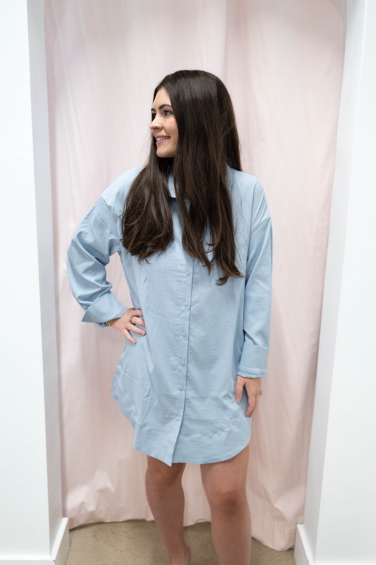 Baby Blue Tunic Dress