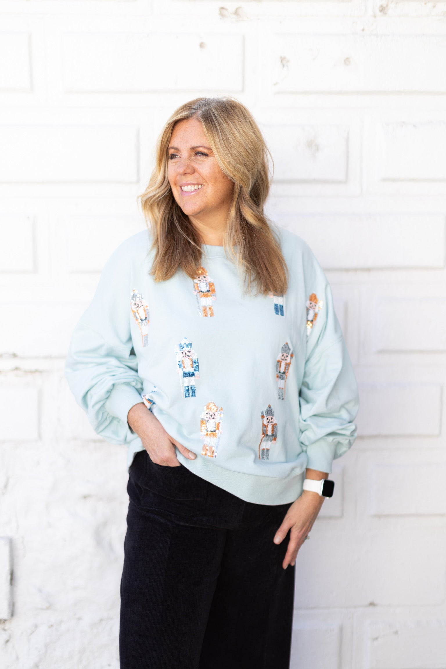 Baby Blue Nutcracker Sweatshirt