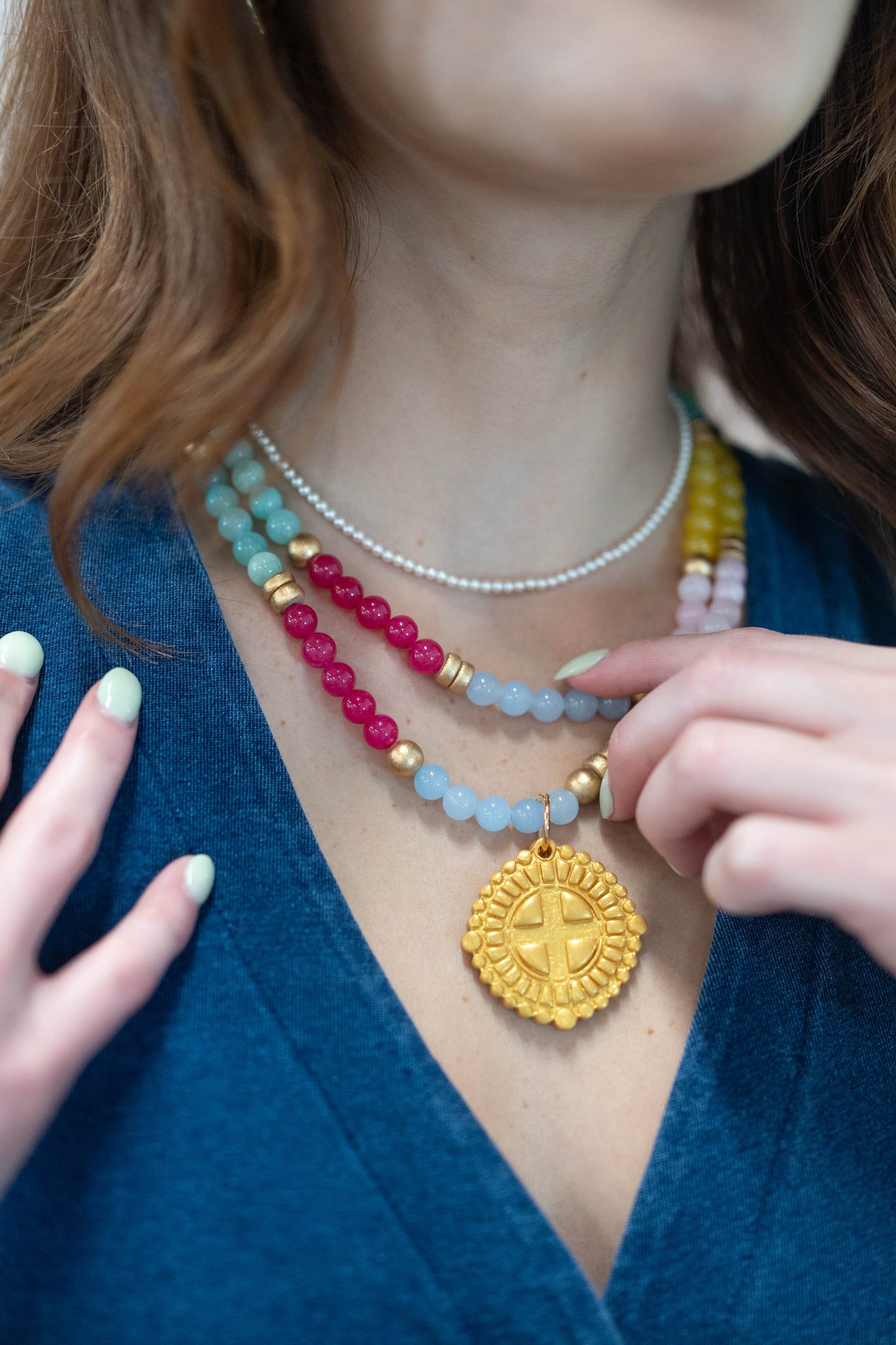 Double Strand Colorblock with Annette Cross