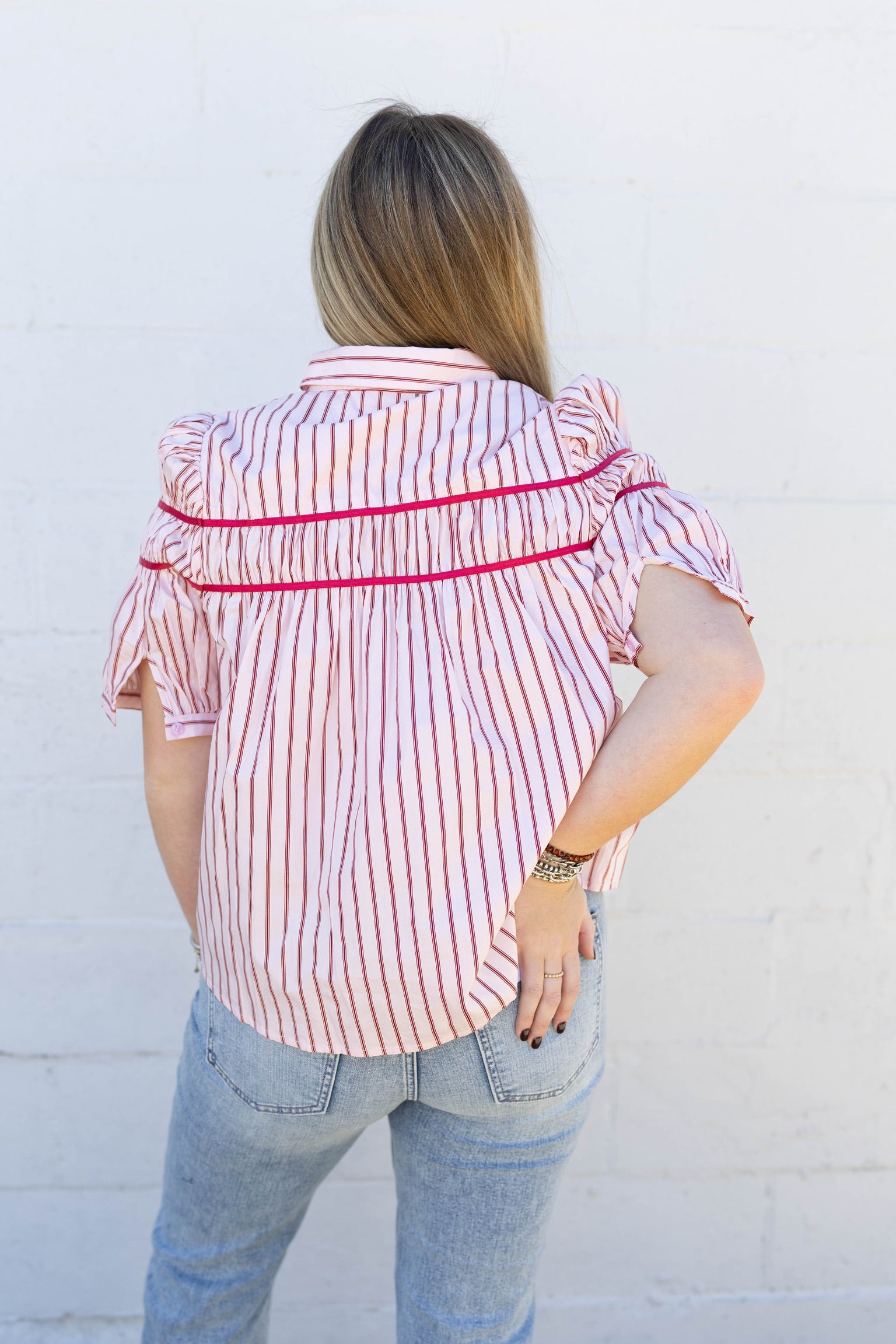 Carry Striped Blouse