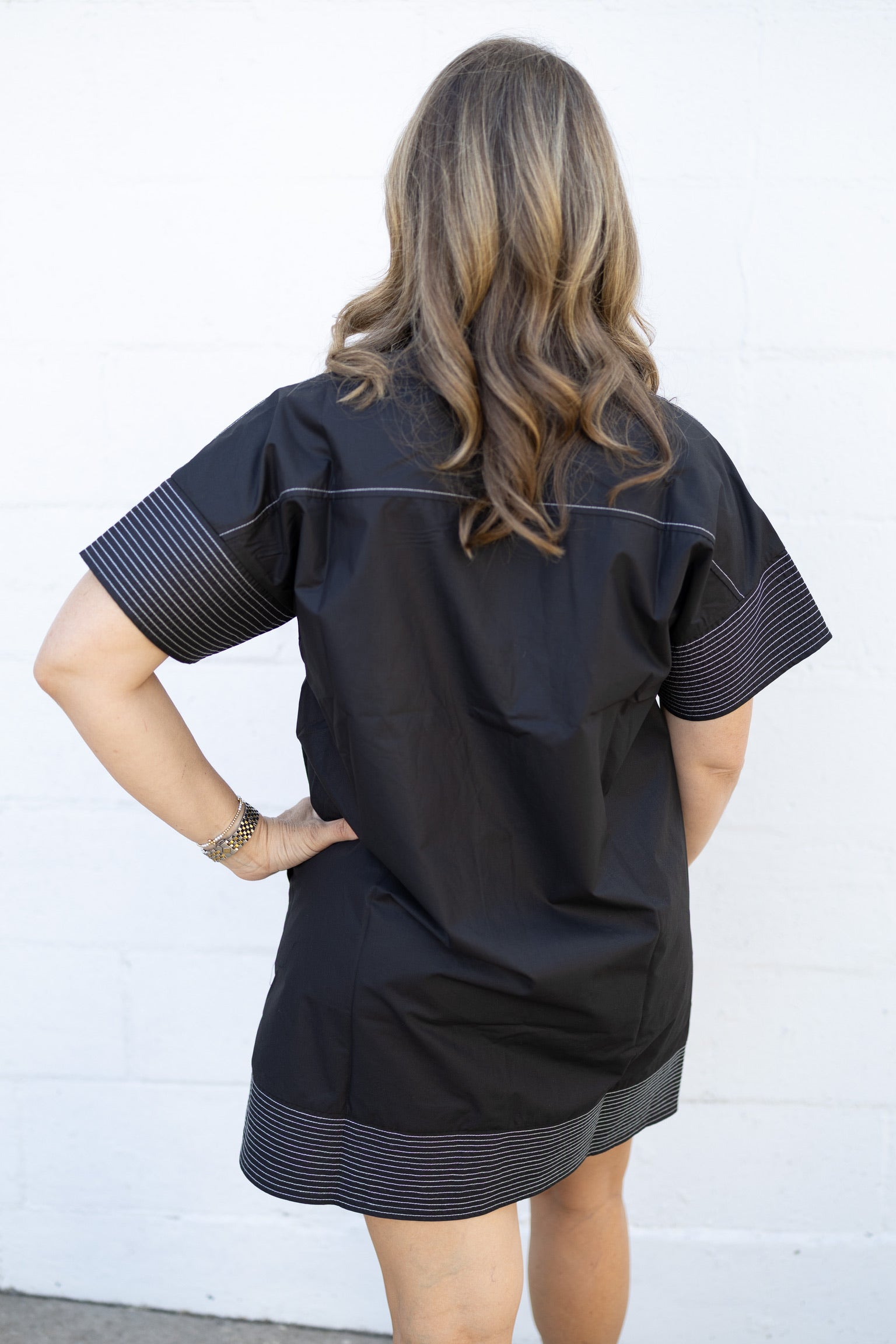 Layla Black Trim Dress