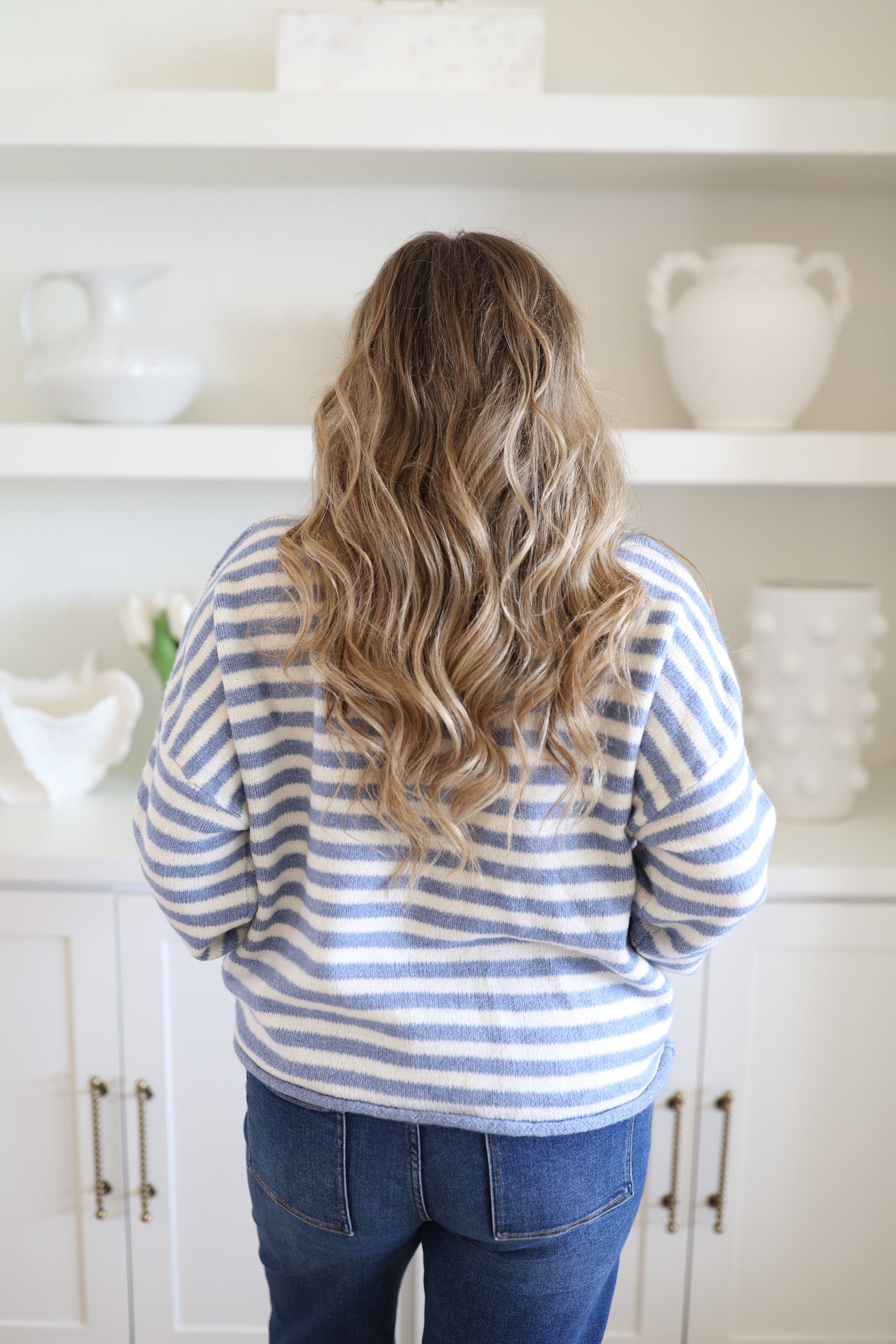 Blue Stripe Sweater