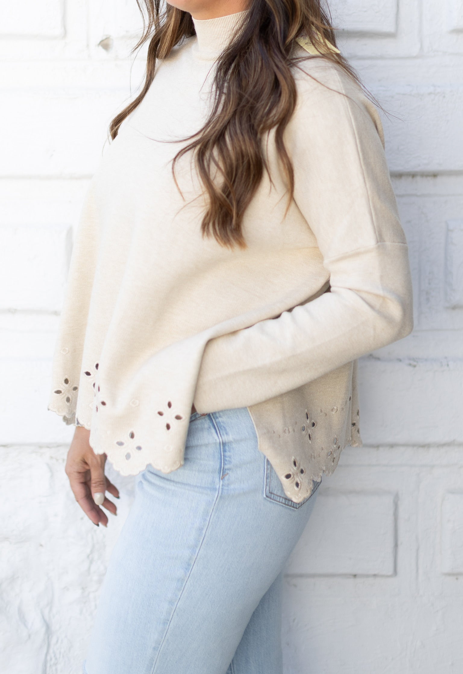 Jackie Oatmeal Sweater