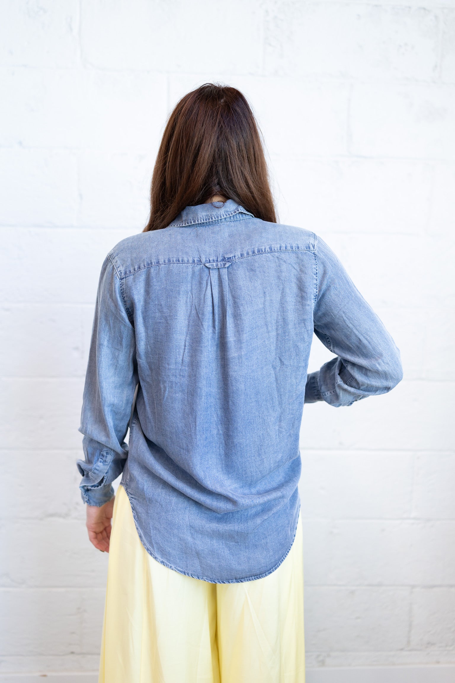 Galina Denim Top