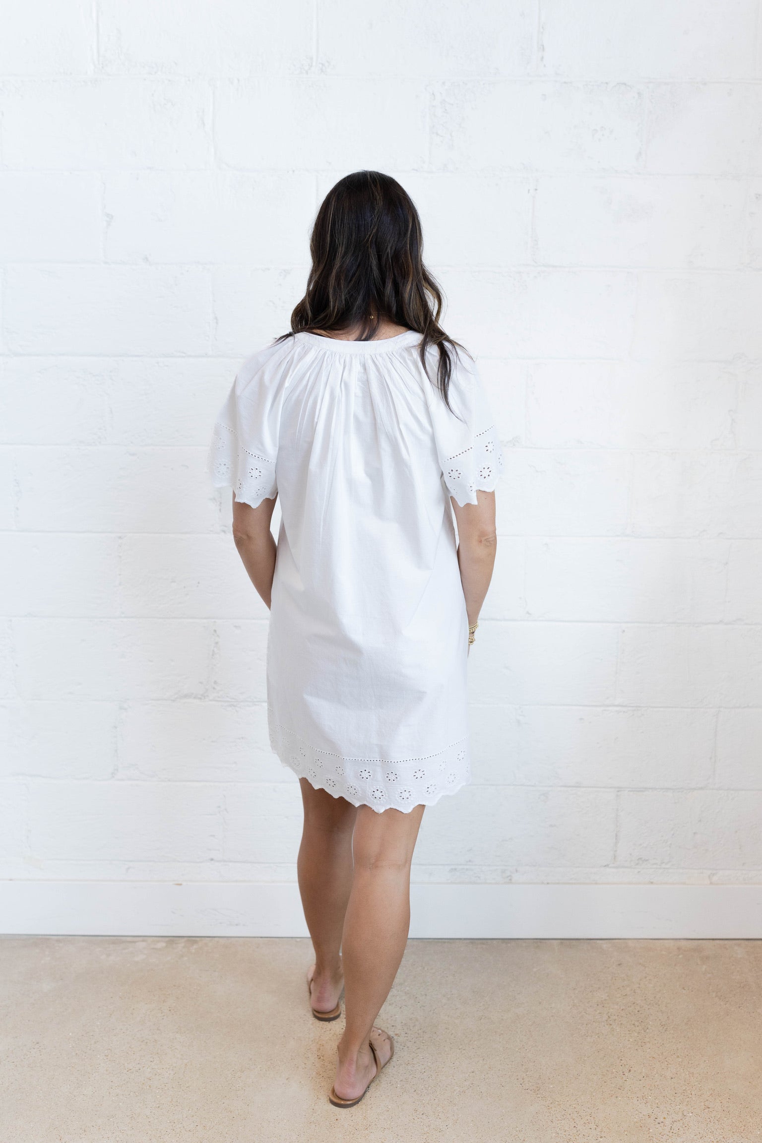 White Daisy Dress
