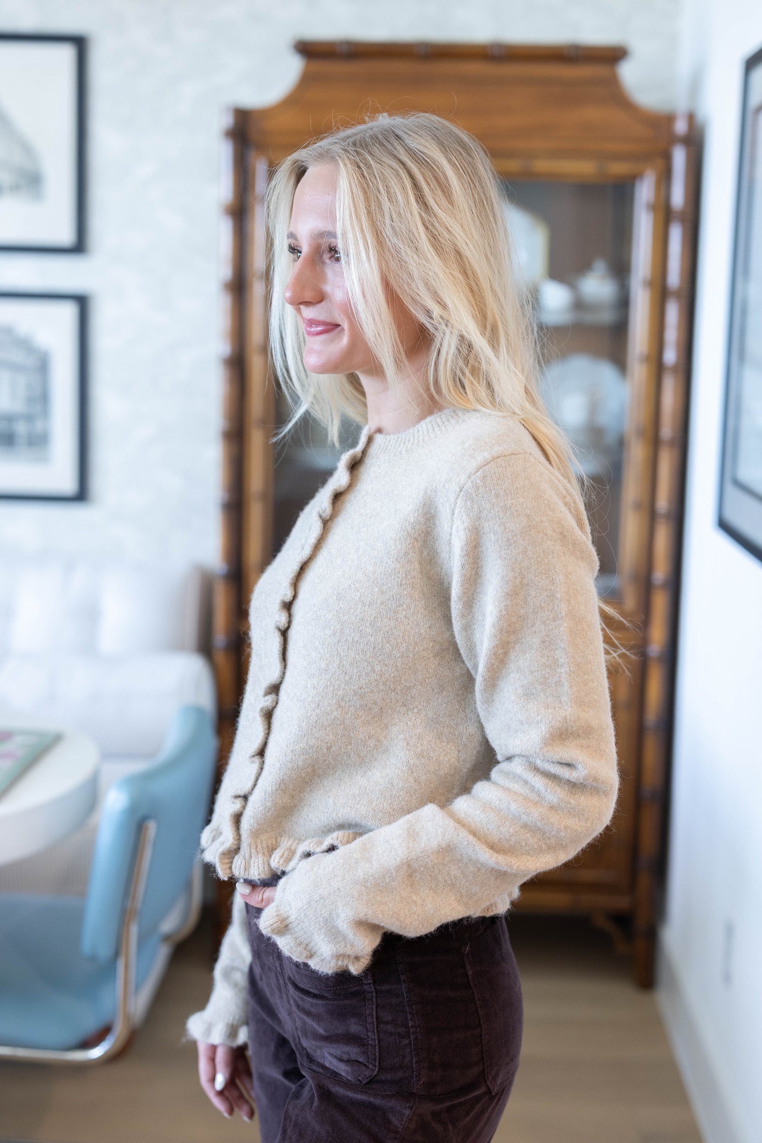 Marley Ruffle Cardigan