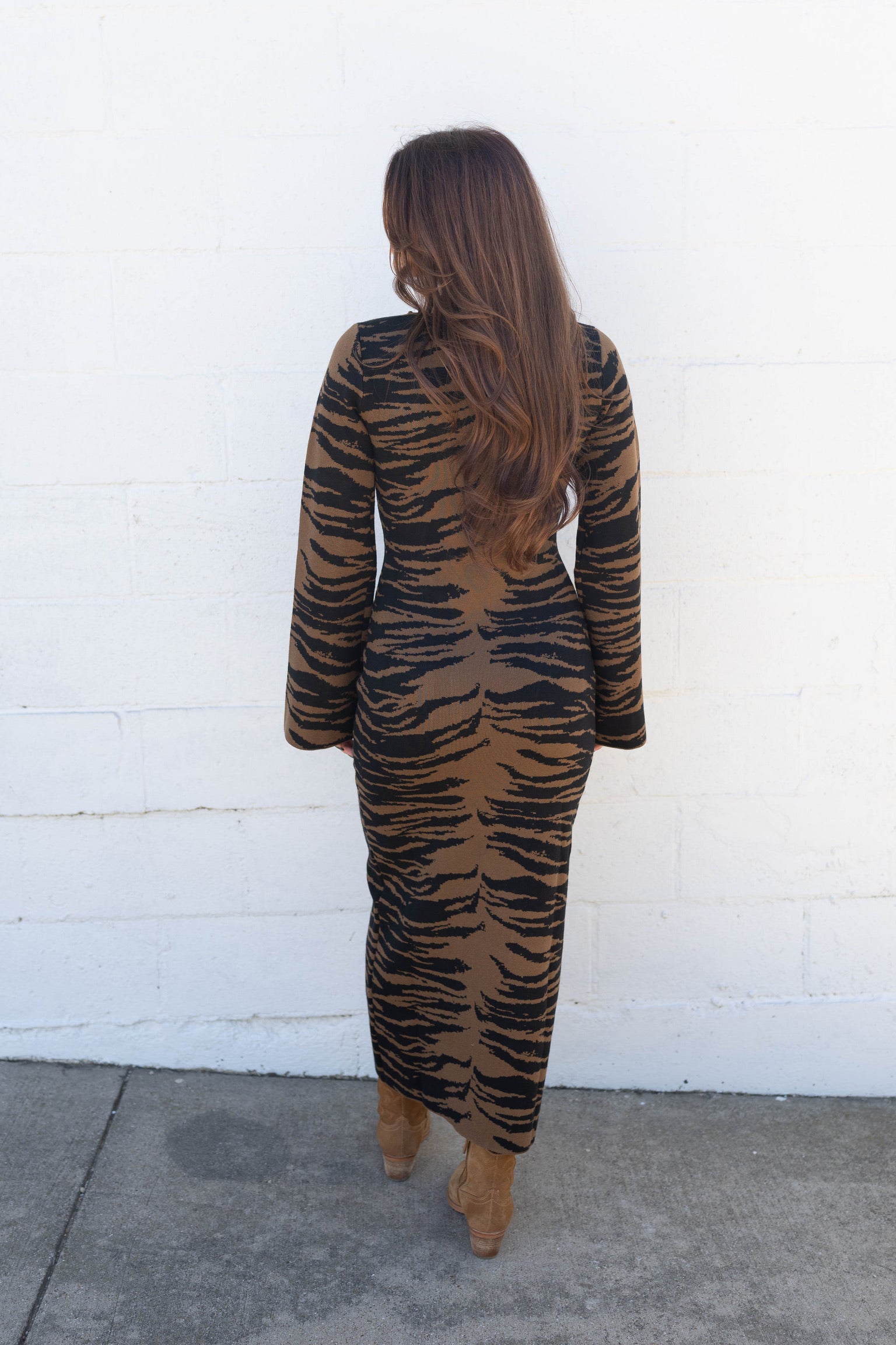 Madison Animal Print Maxi Dress