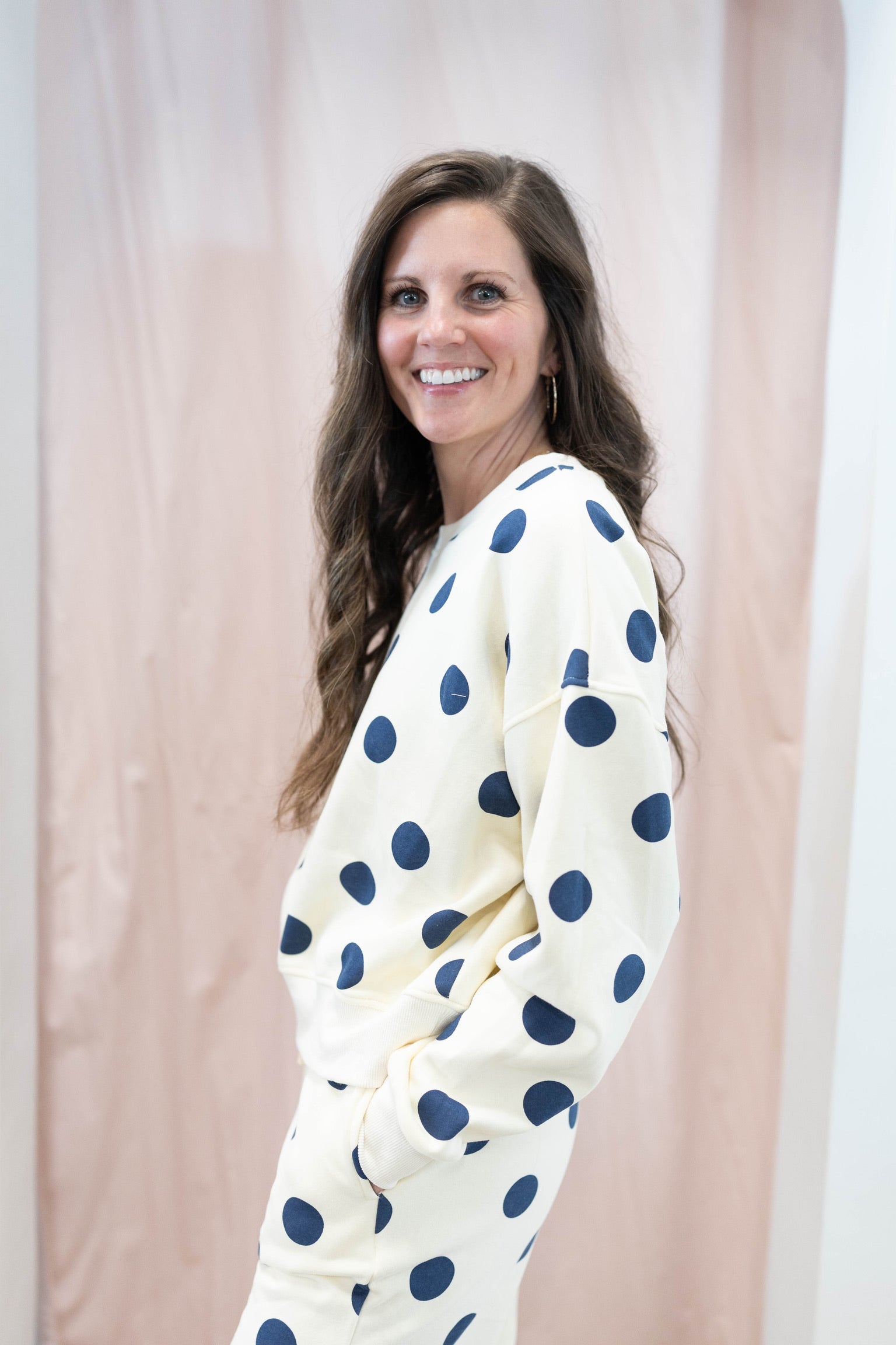 Polka Dot Sweatshirt