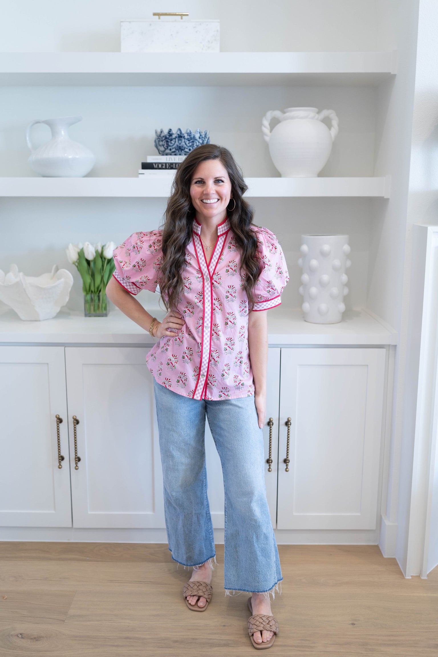 Poppy Pink Blouse