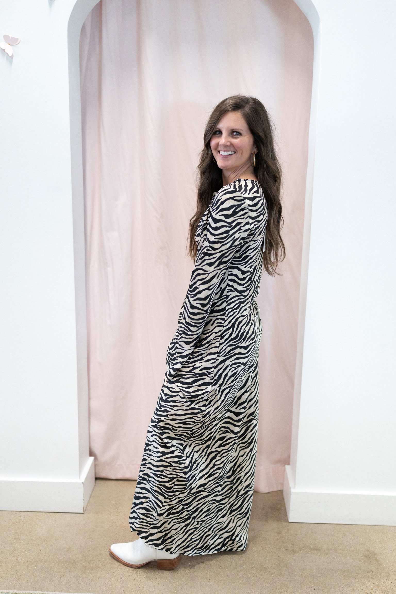 Georgie Zebra Dress