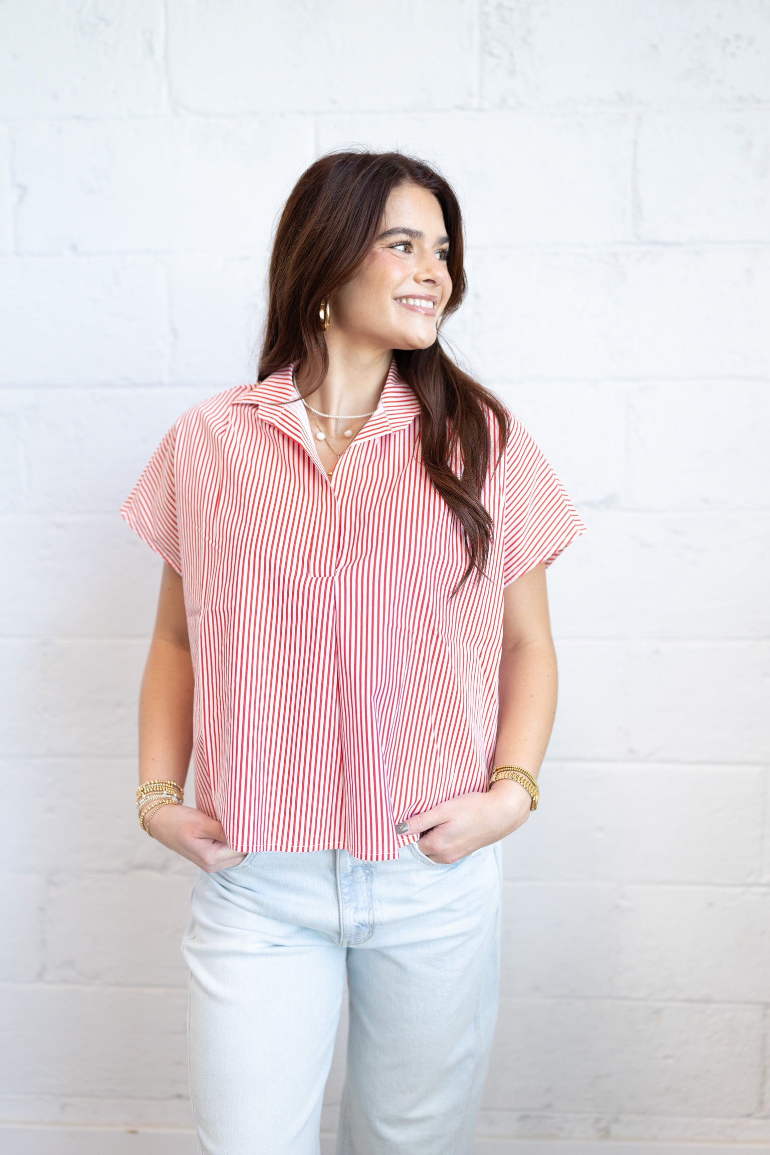 Leslie Stripe Blouse