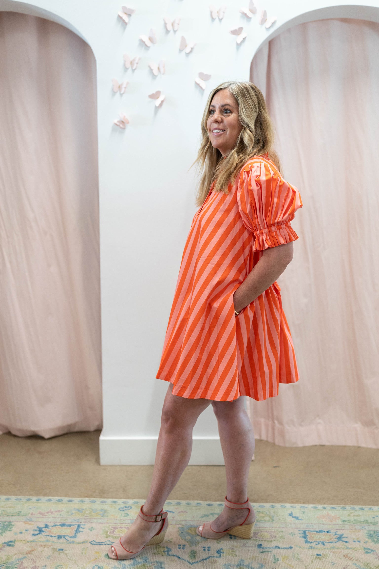 Alaina Stripe Mini Dress