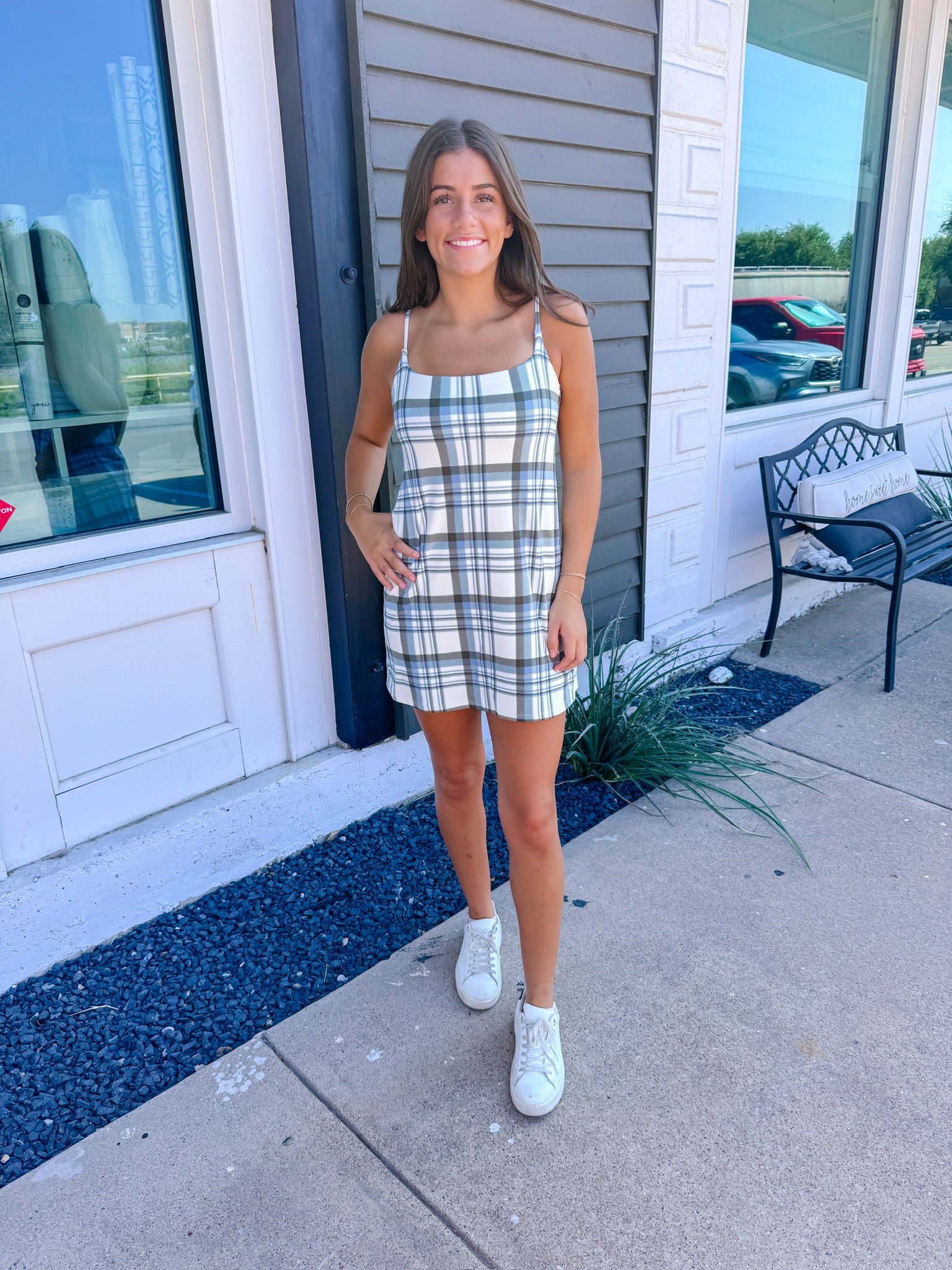 Doubles Plaid Dress