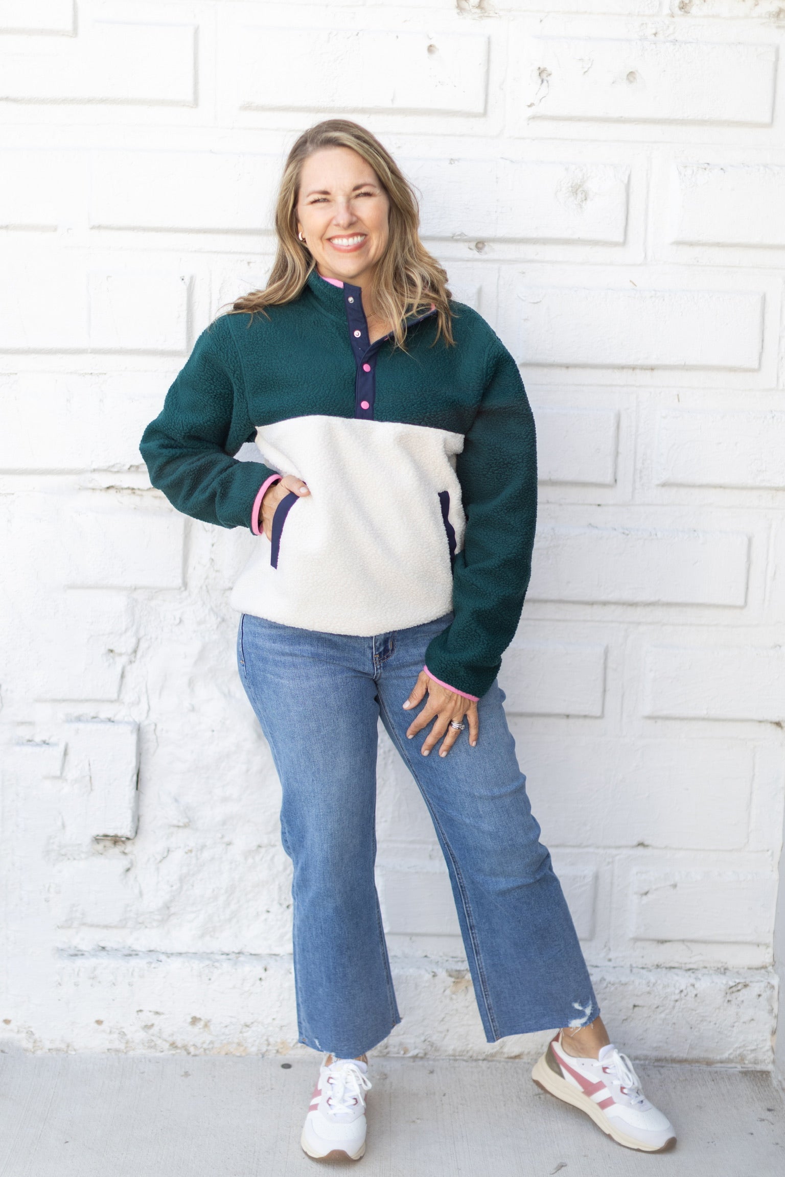 Addison Bay Academy Sherpa Pullover