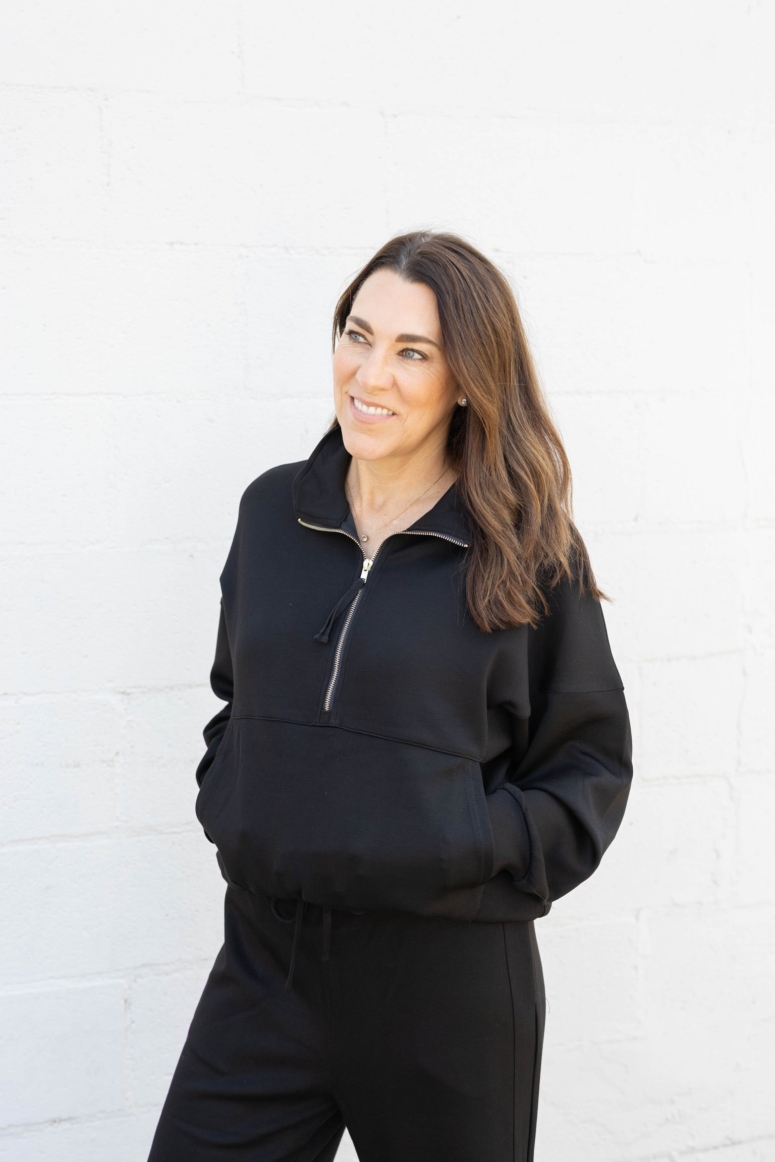 Black Butter Quarter Zip