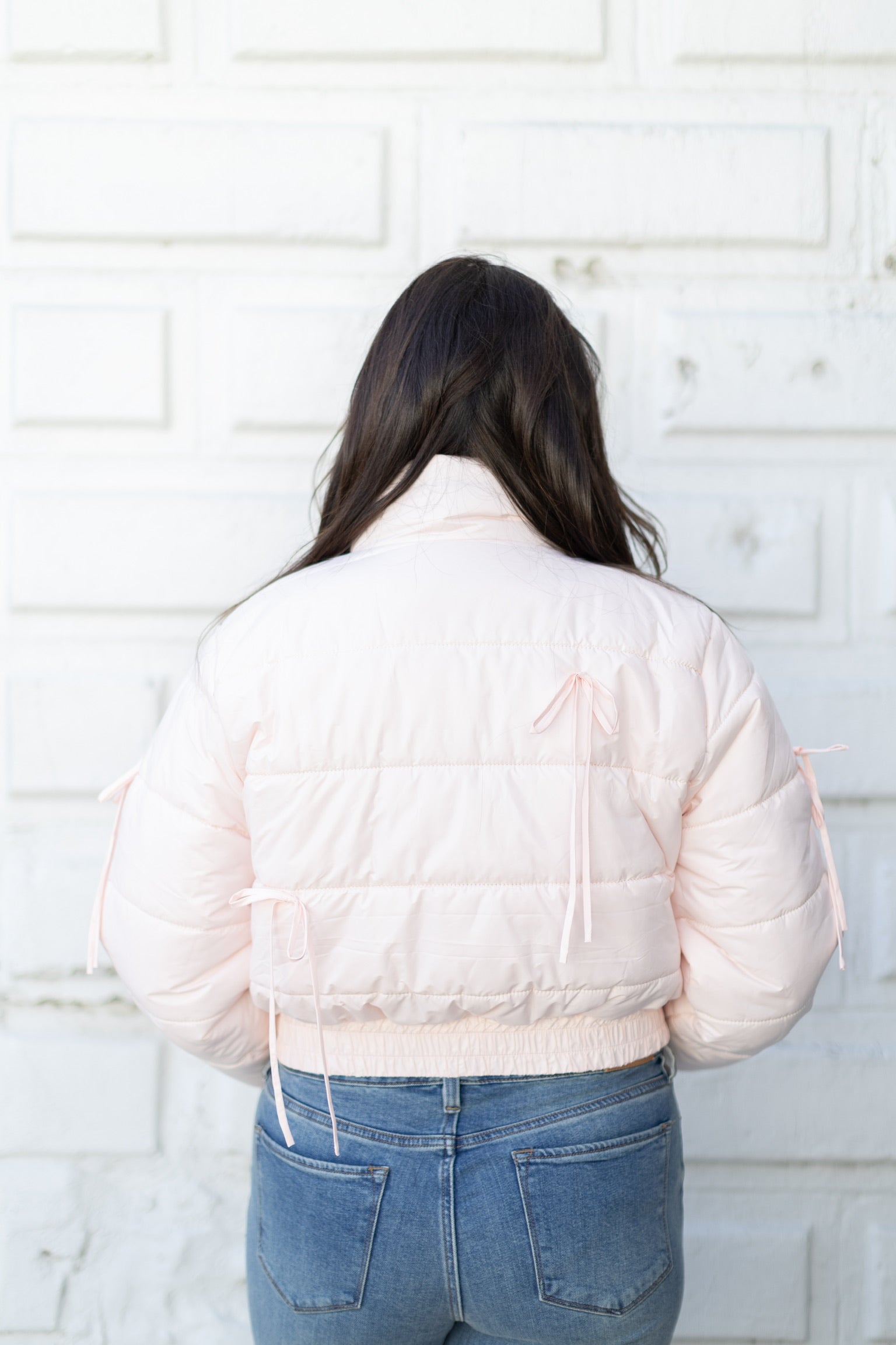 Blush Bow Puffer