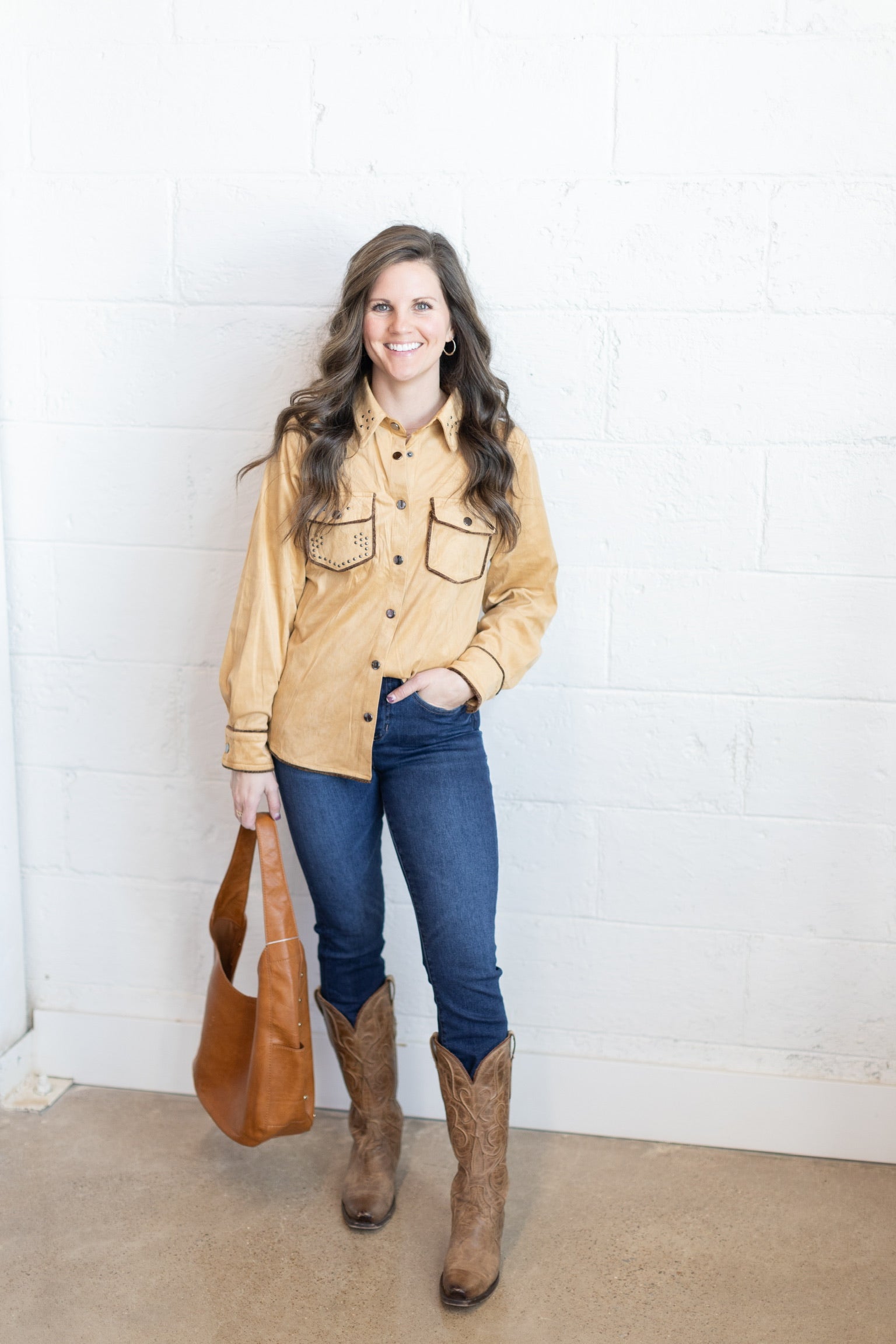 Camel Western Jacket