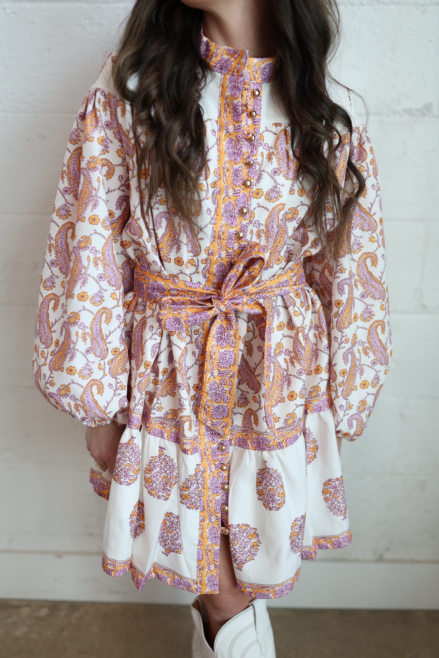 Paisley Mini Dress