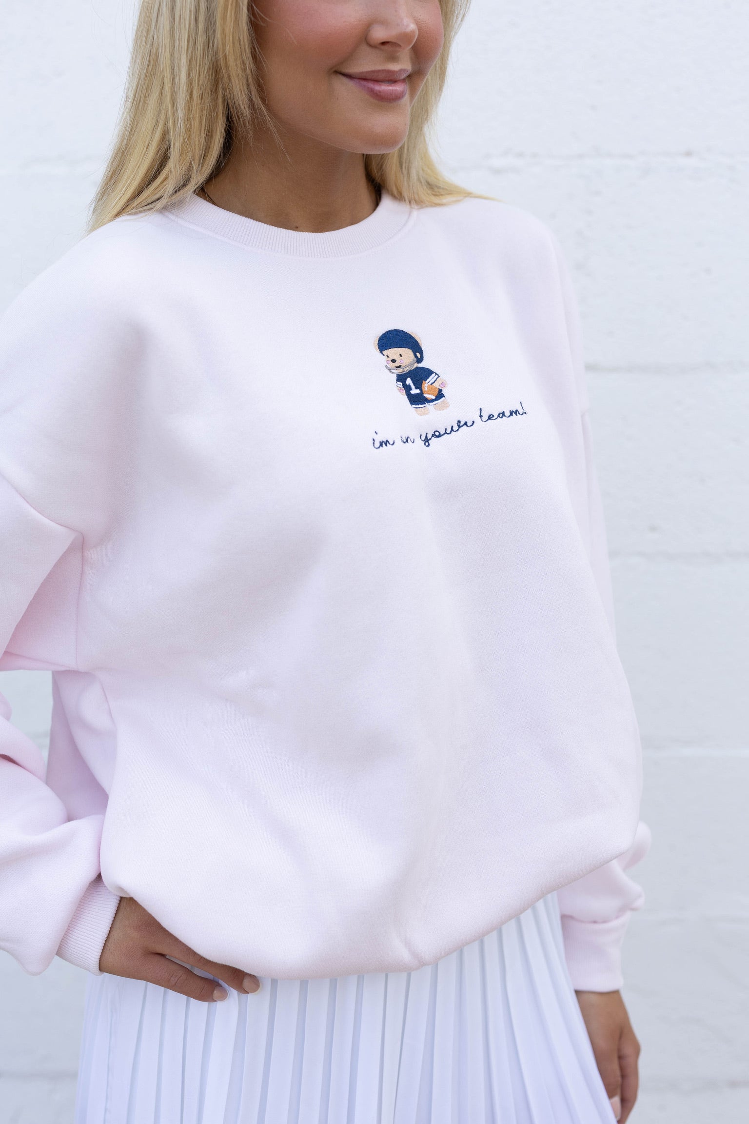 Same Team Pink Crewneck