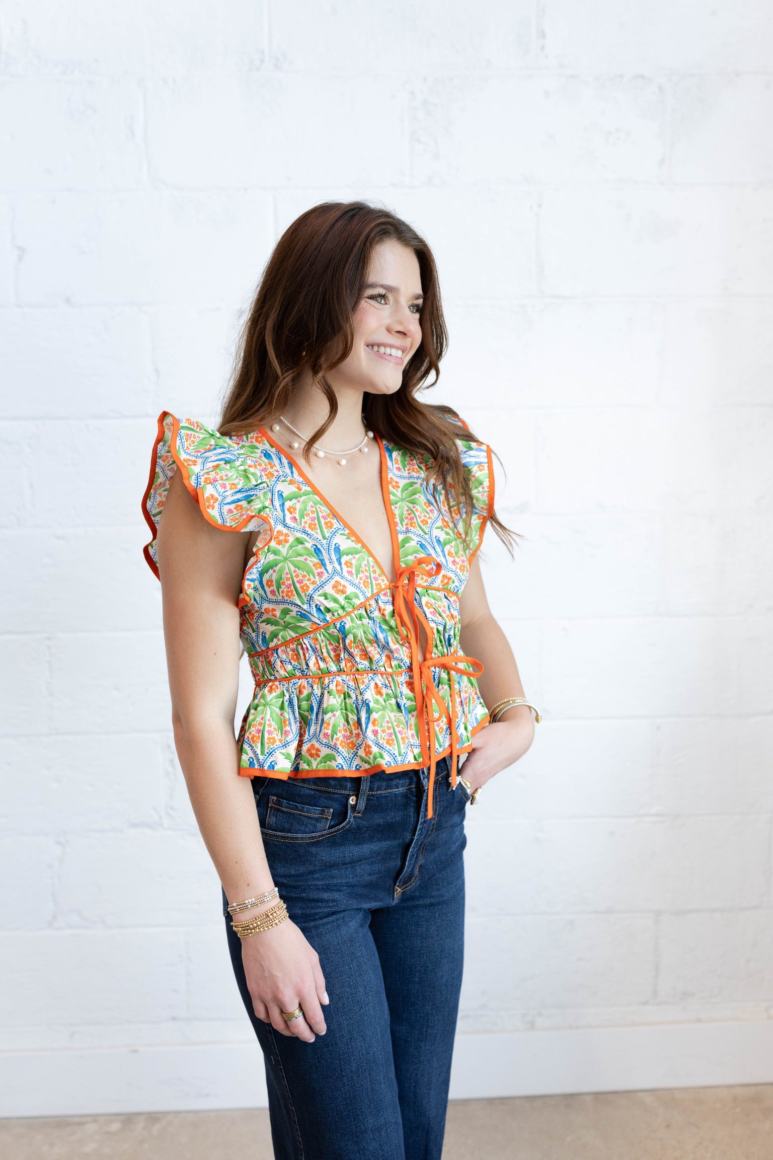 Talia Coconut Grove Top