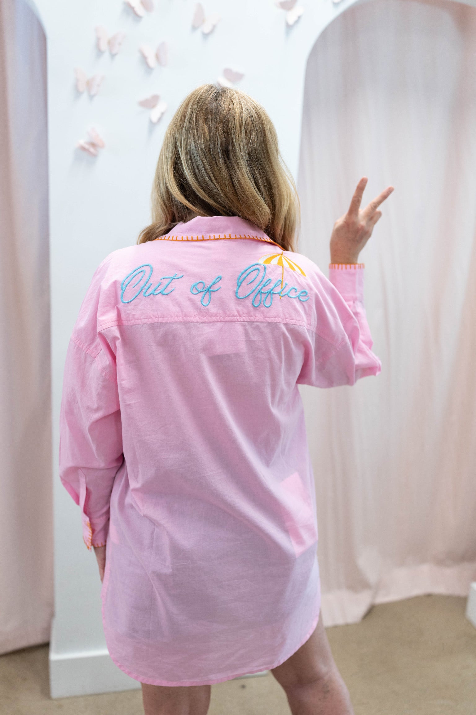 Vacay/Out of Office Cover-Up Shirt
