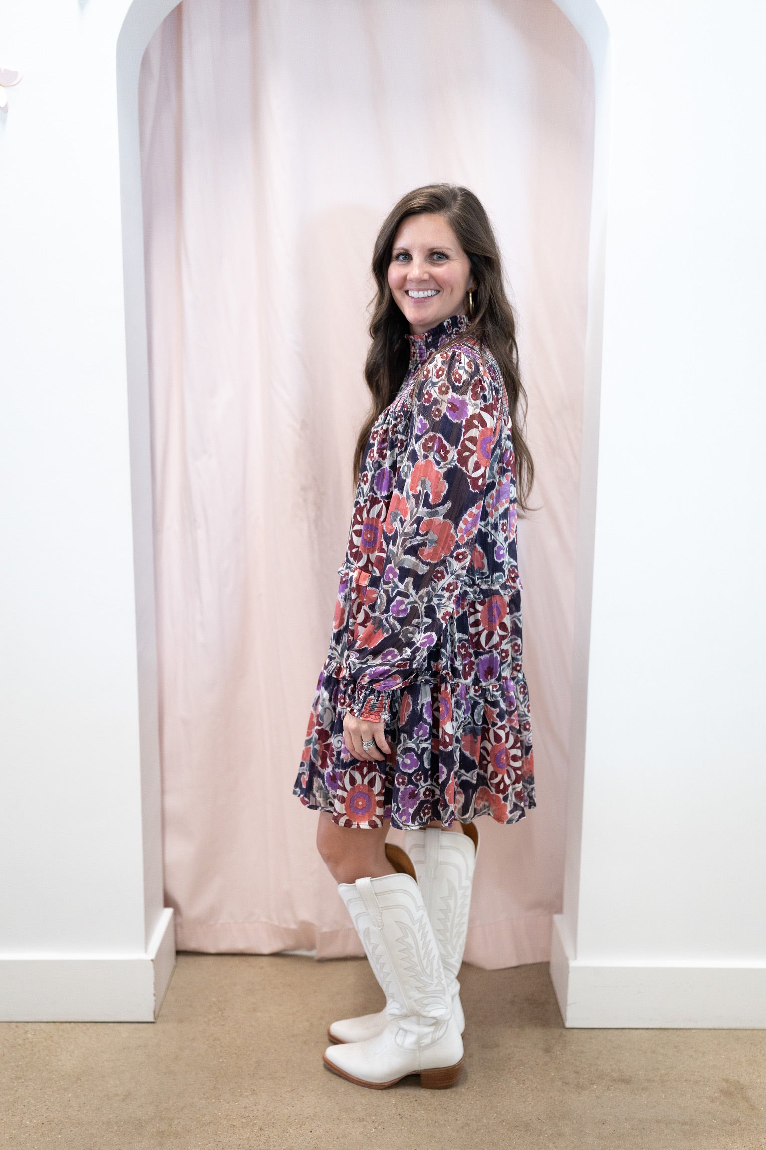 Floral Smocked Dress