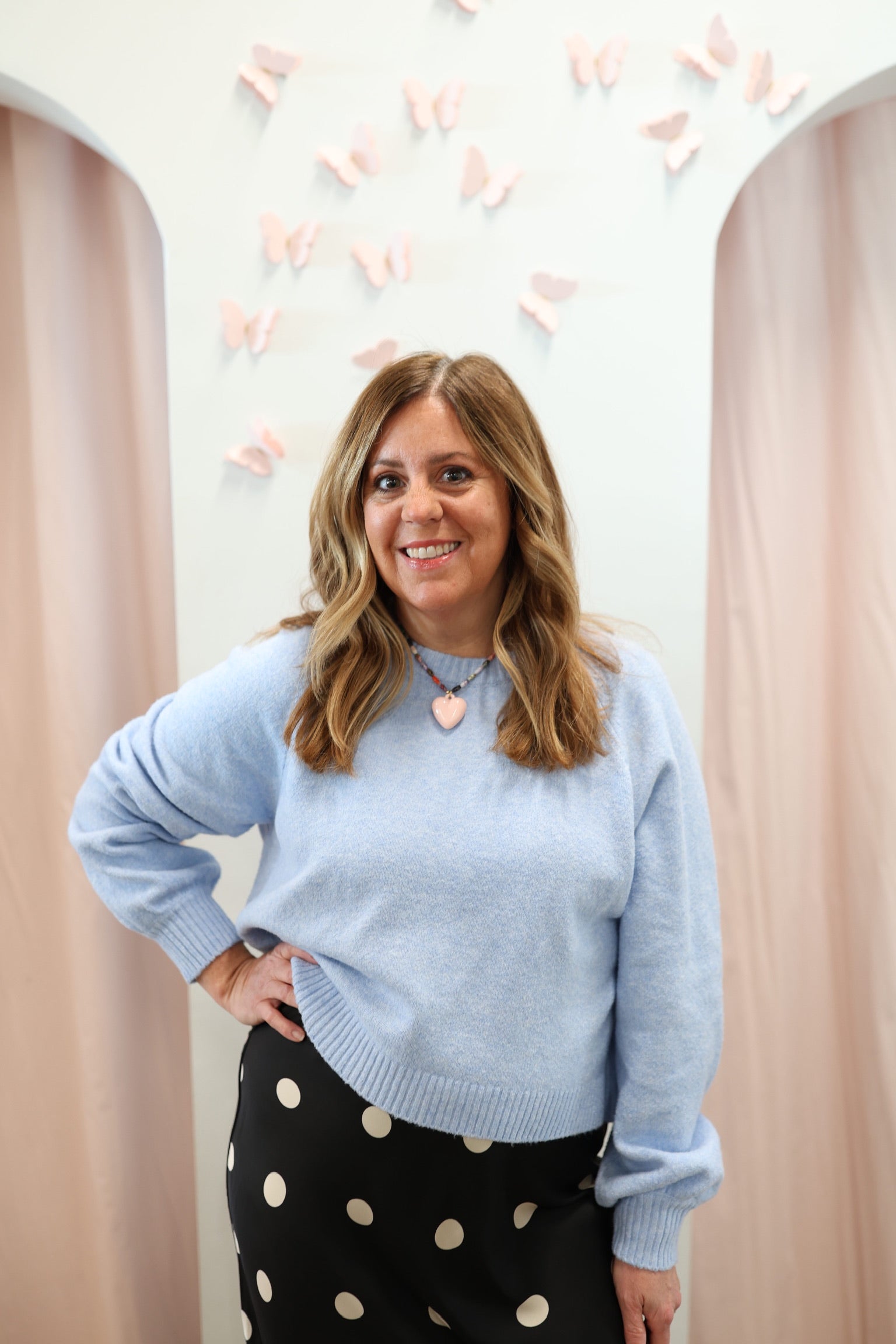 Light Blue Coming Up Sweater