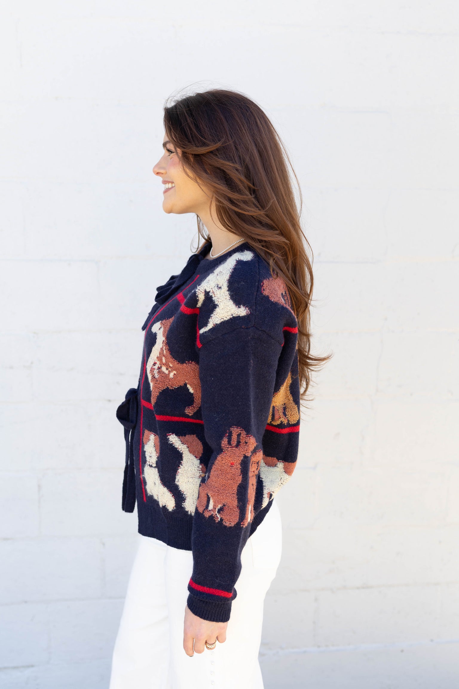 Puppy Love Bow Sweater