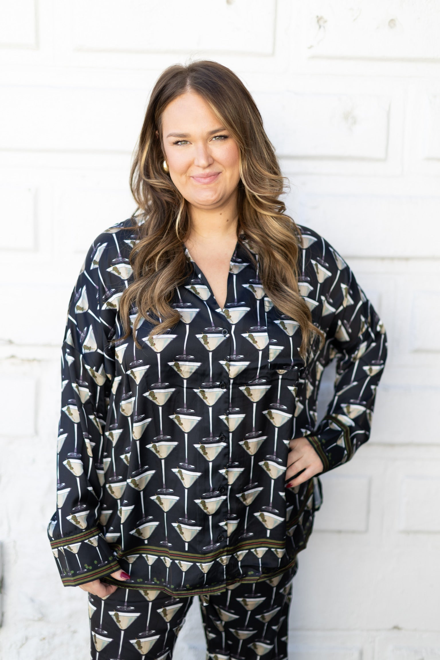 Dirty Martini PJ Shirt | Mumu