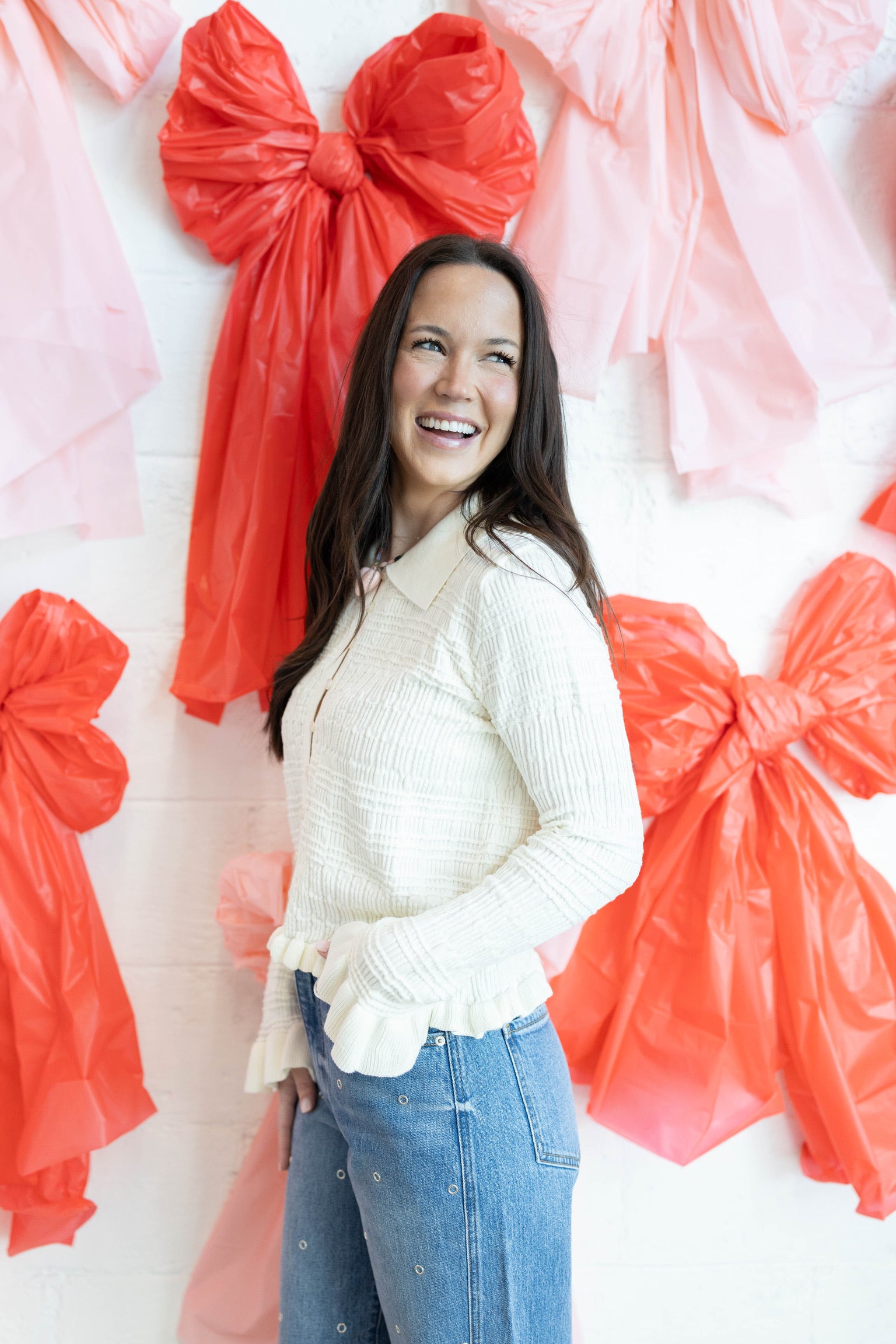 Clara Ruffle Cardigan