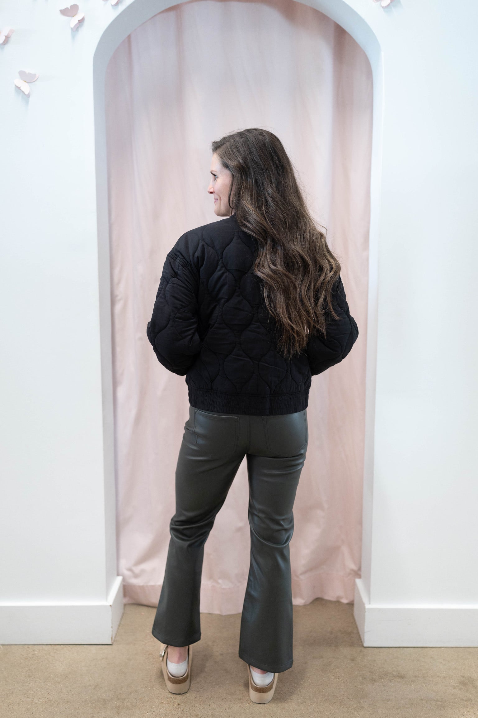 Maverick Quilted Jacket, Black