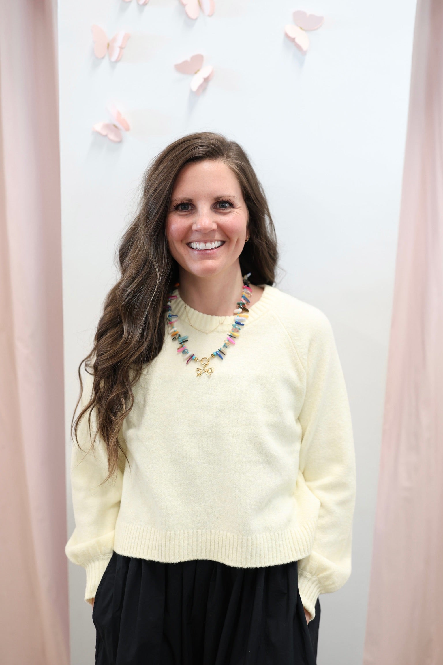 Yellow Coming Up Sweater