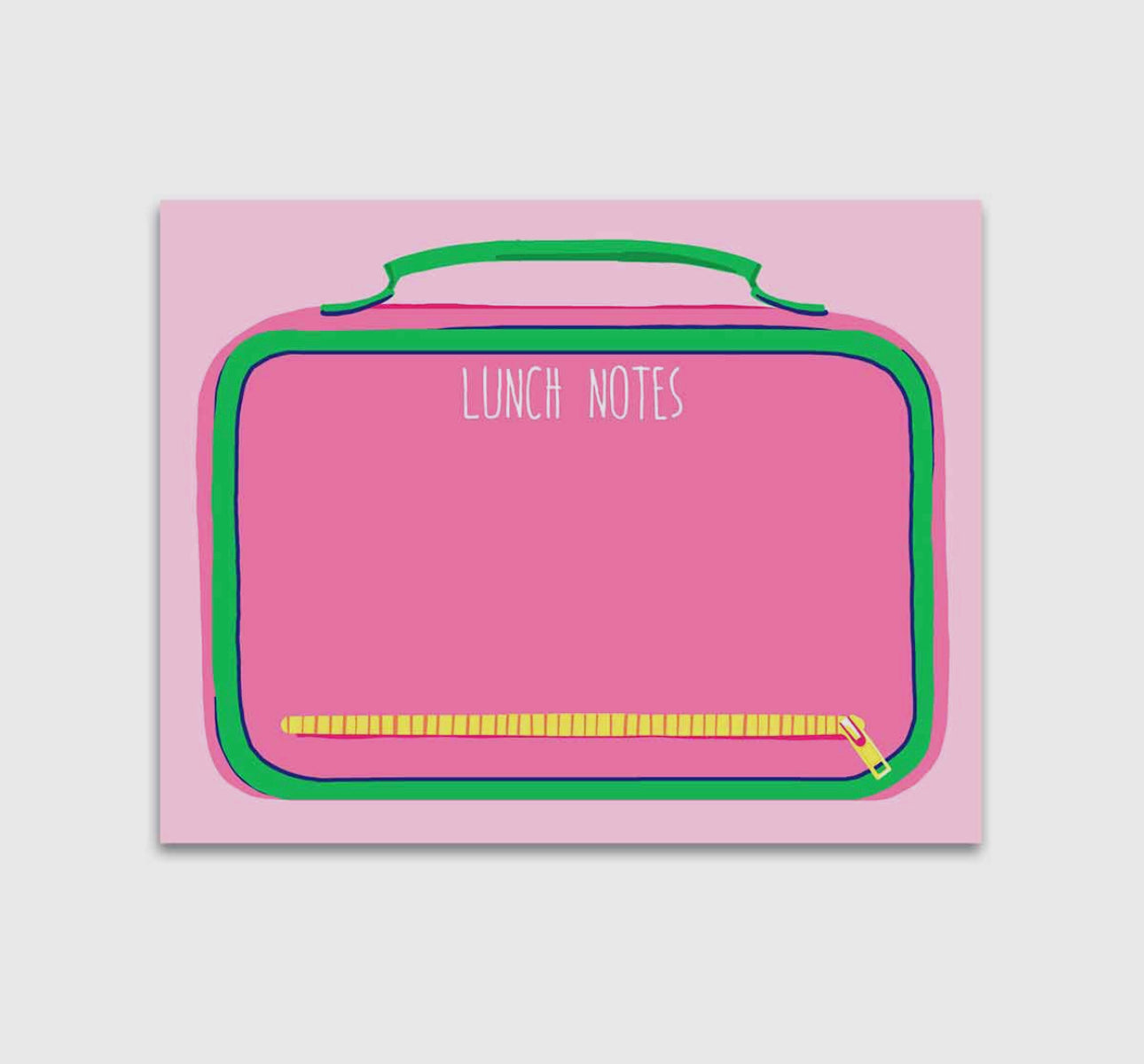 Lunch Box Notes Notepad, Pink