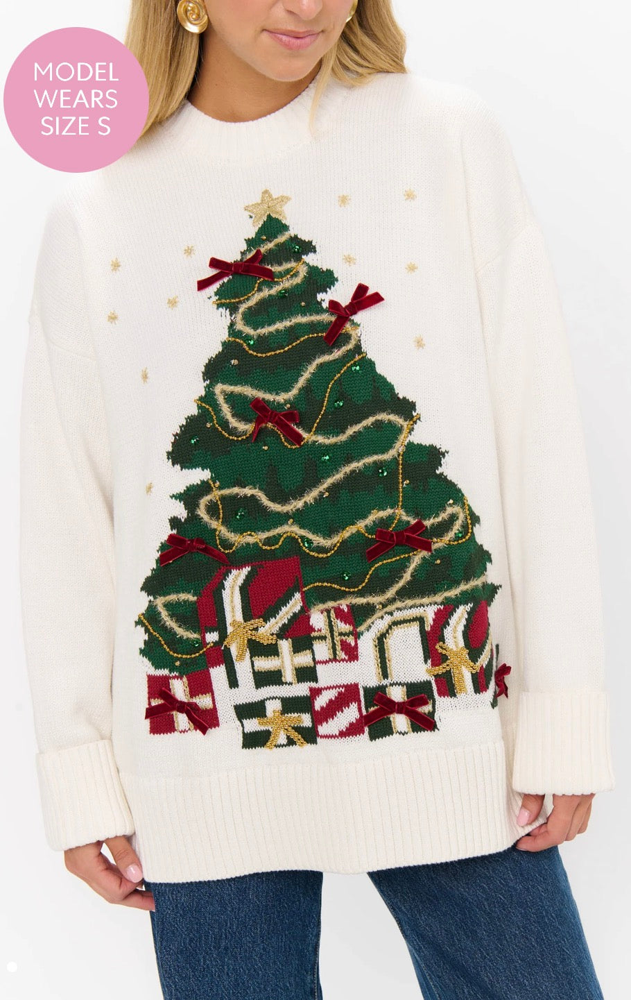 Fireside Christmas Tree Sweater
