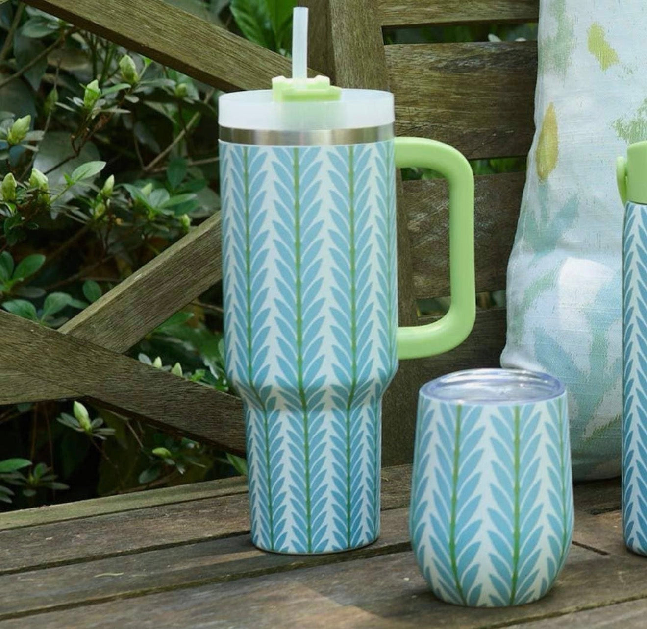 Frond French Blue Tumbler