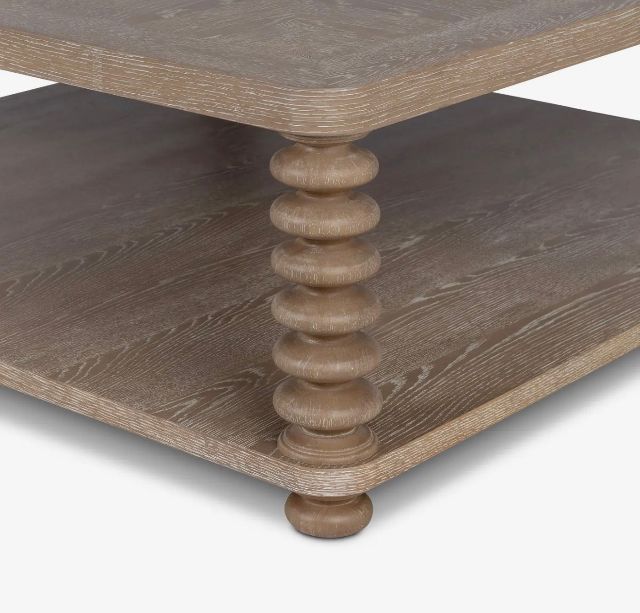 Oak Bluffs Cocktail Coffee Table, Driftwood