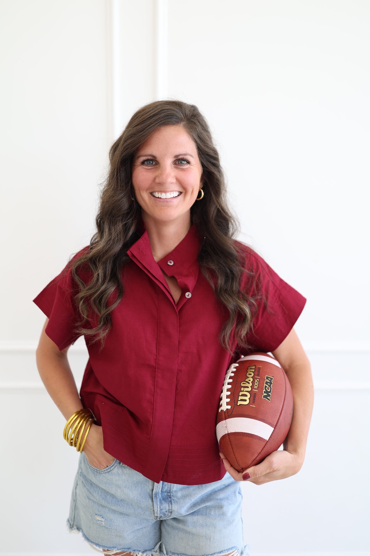 Maroon Mara Top